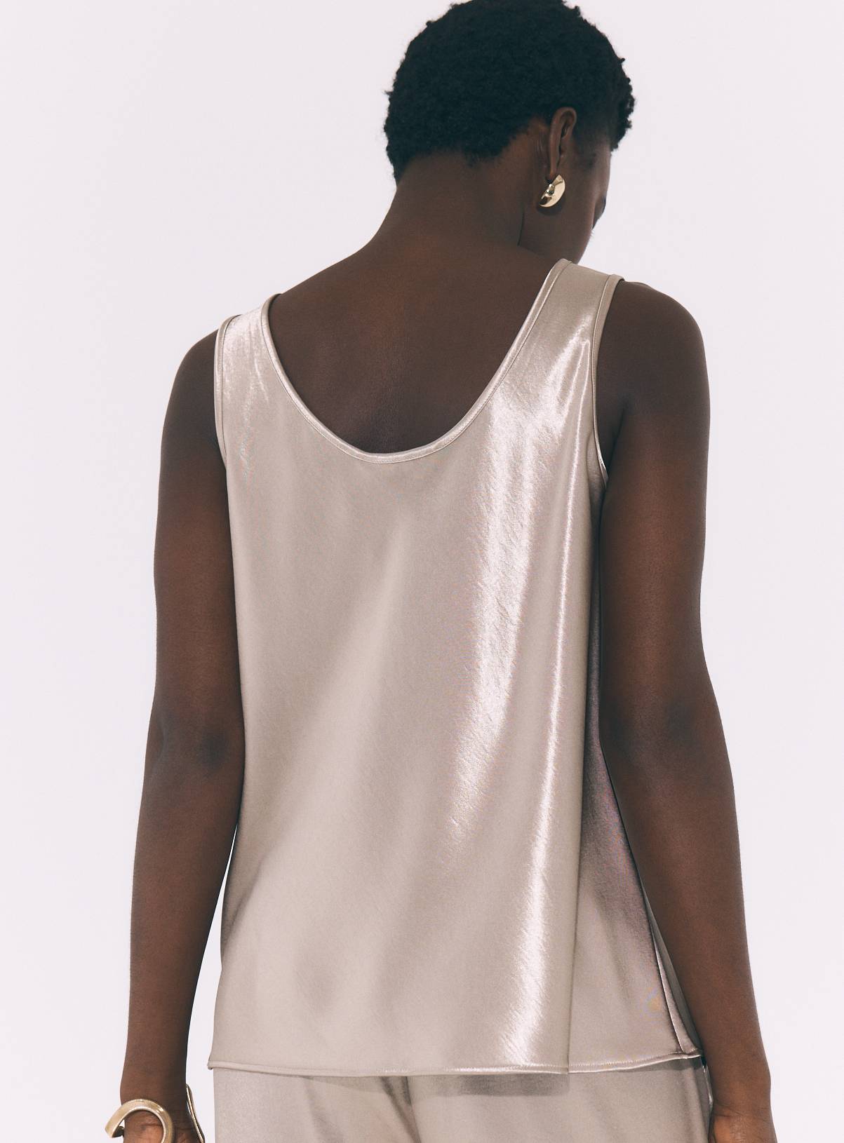 Silver Decadence Liquid Satin Top 6 - Image 4