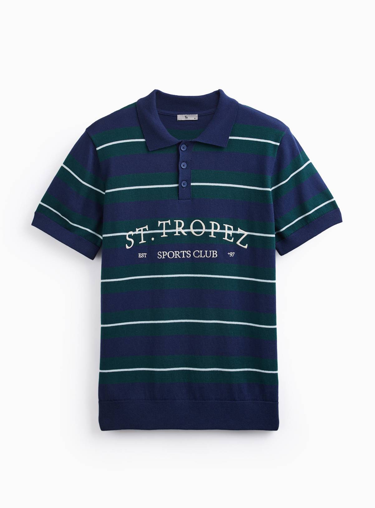St Tropez Knitted Polo XL - Image 3
