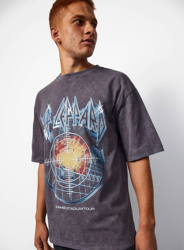 Def Leppard Graphic Relaxed Fit T-Shirt XXL