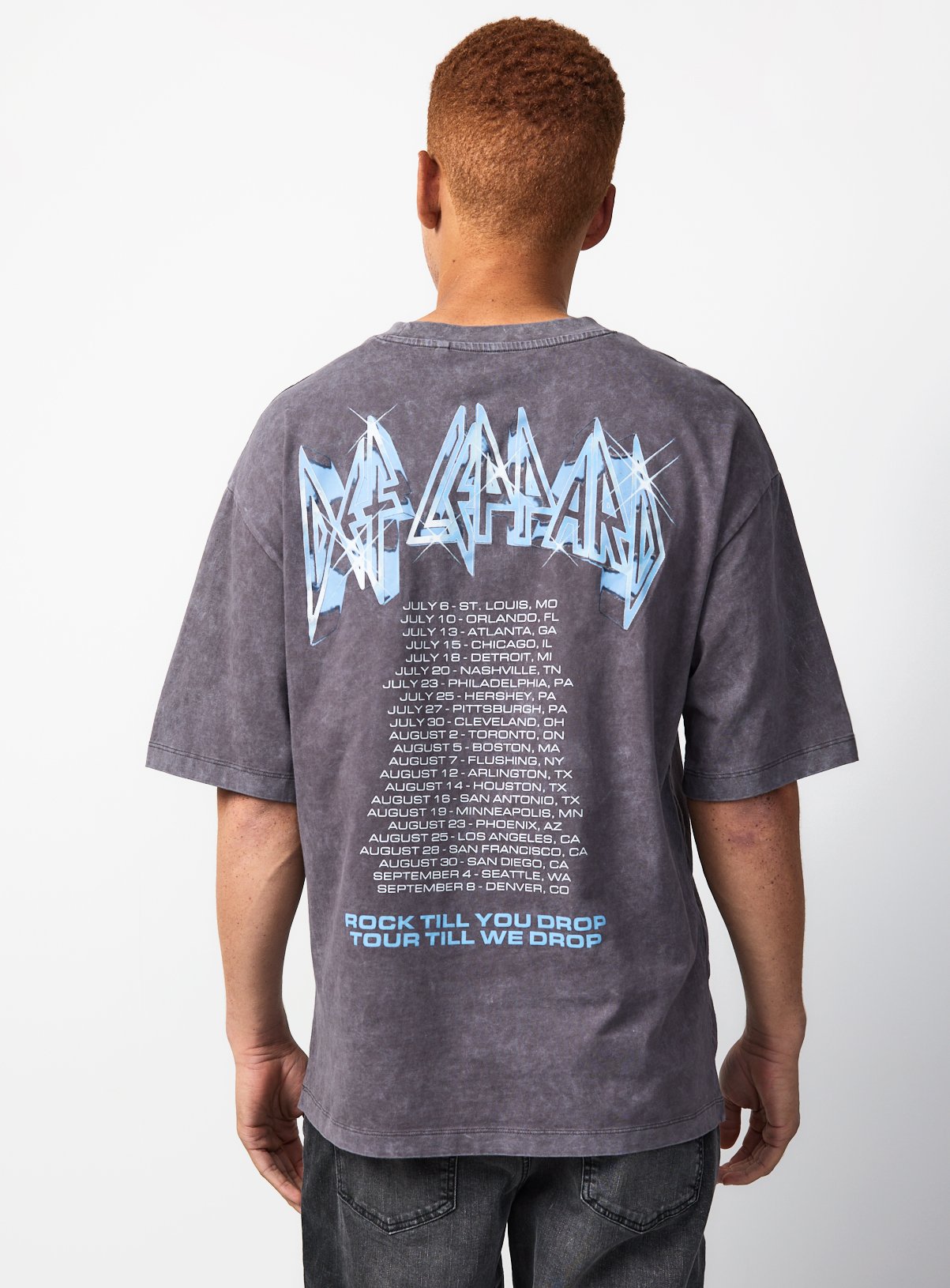 Def Leppard Graphic Relaxed Fit T-Shirt XL - Image 6 thumbnail