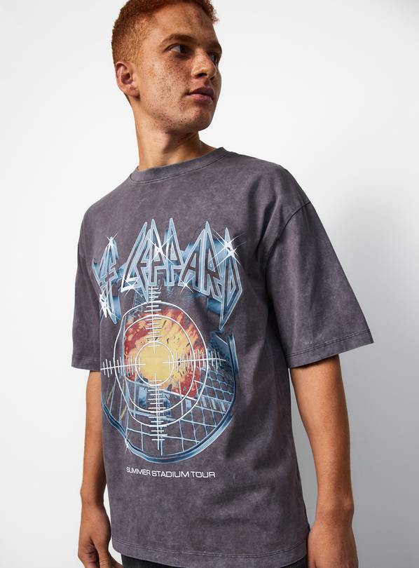 Def Leppard Graphic Relaxed Fit T-Shirt XS