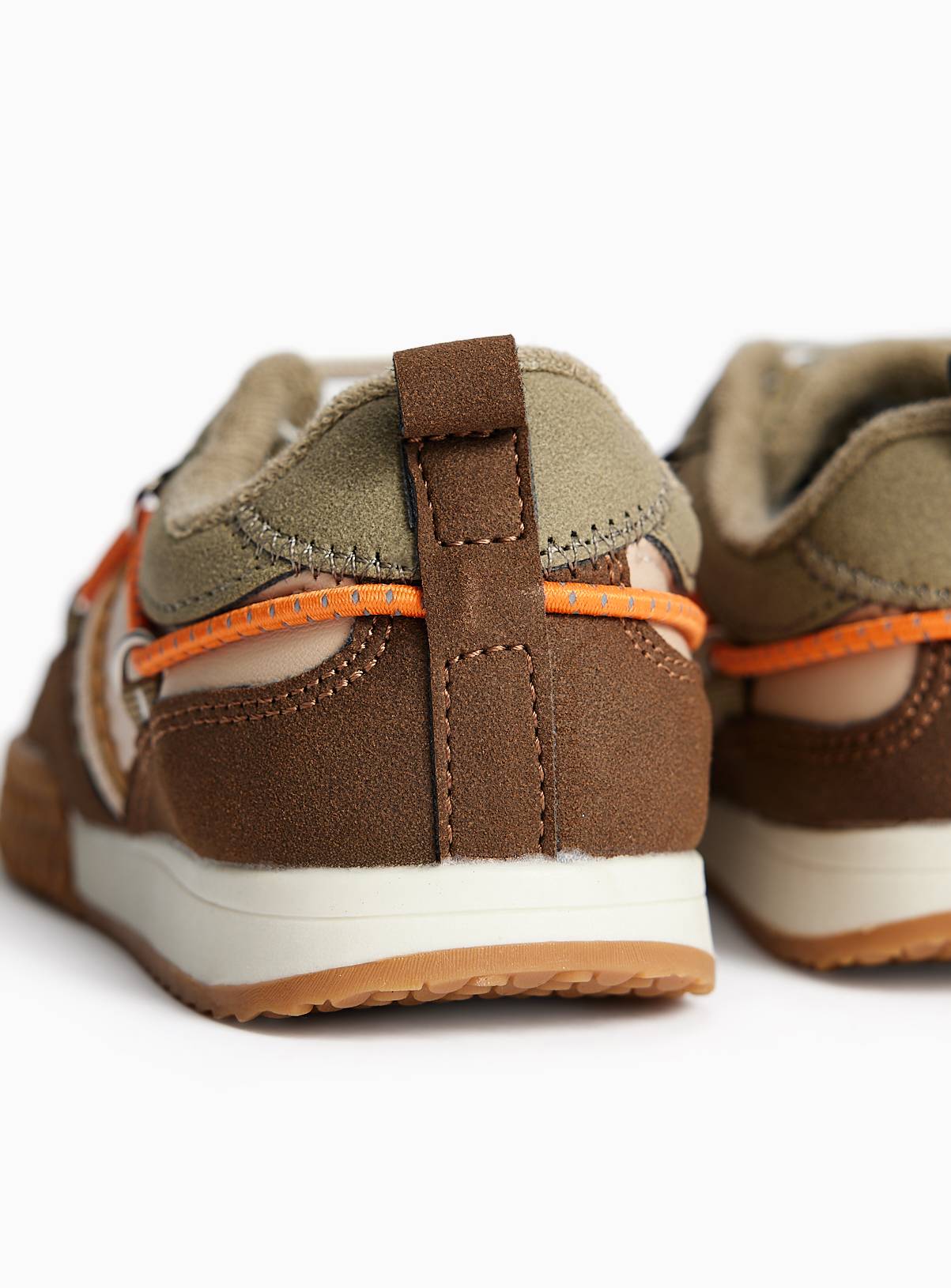 Mini Me Khaki Hiker Trainers 9 Infant - Image 4