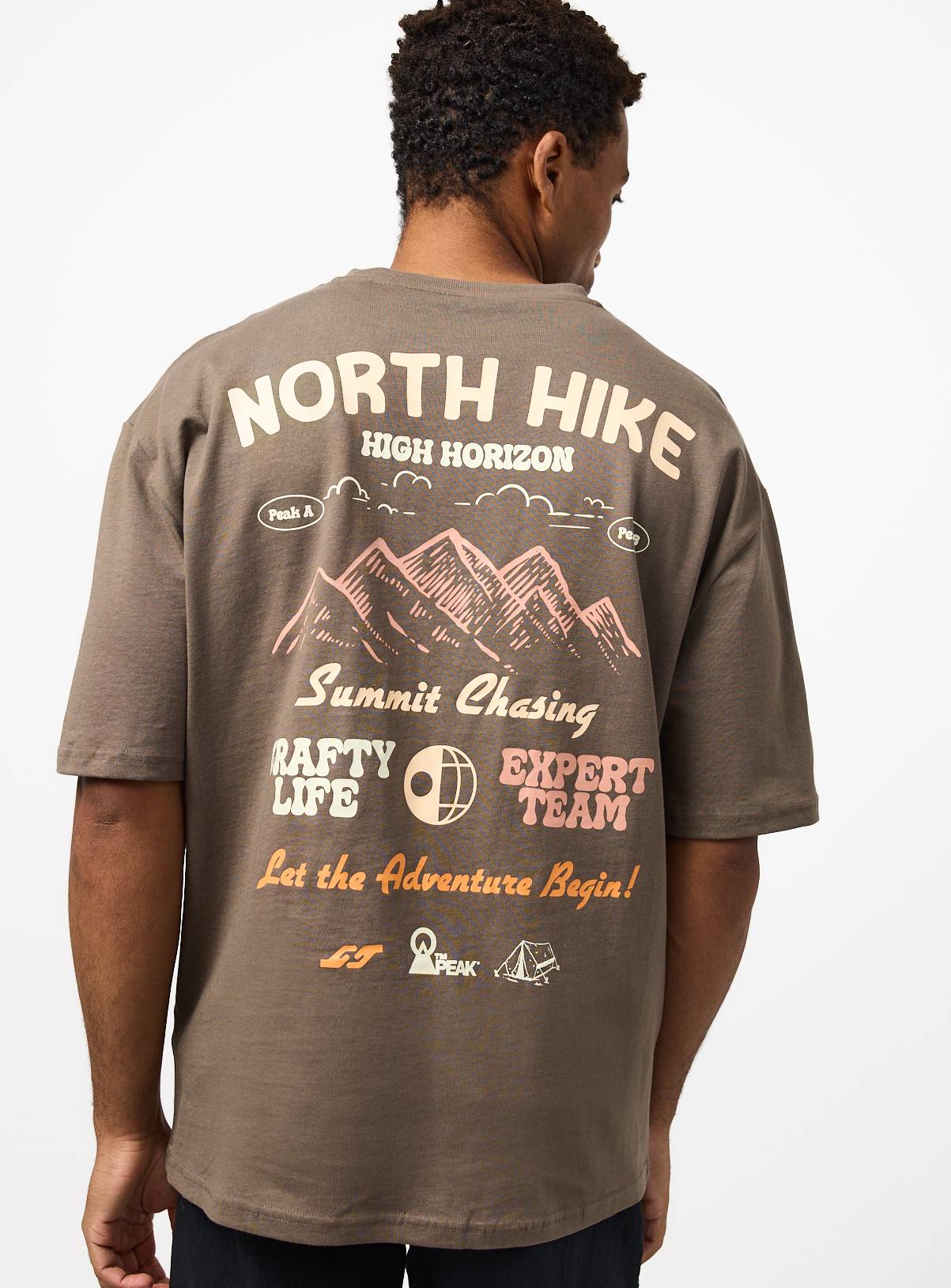 Khaki North Hike T-Shirt XXL - Image 1