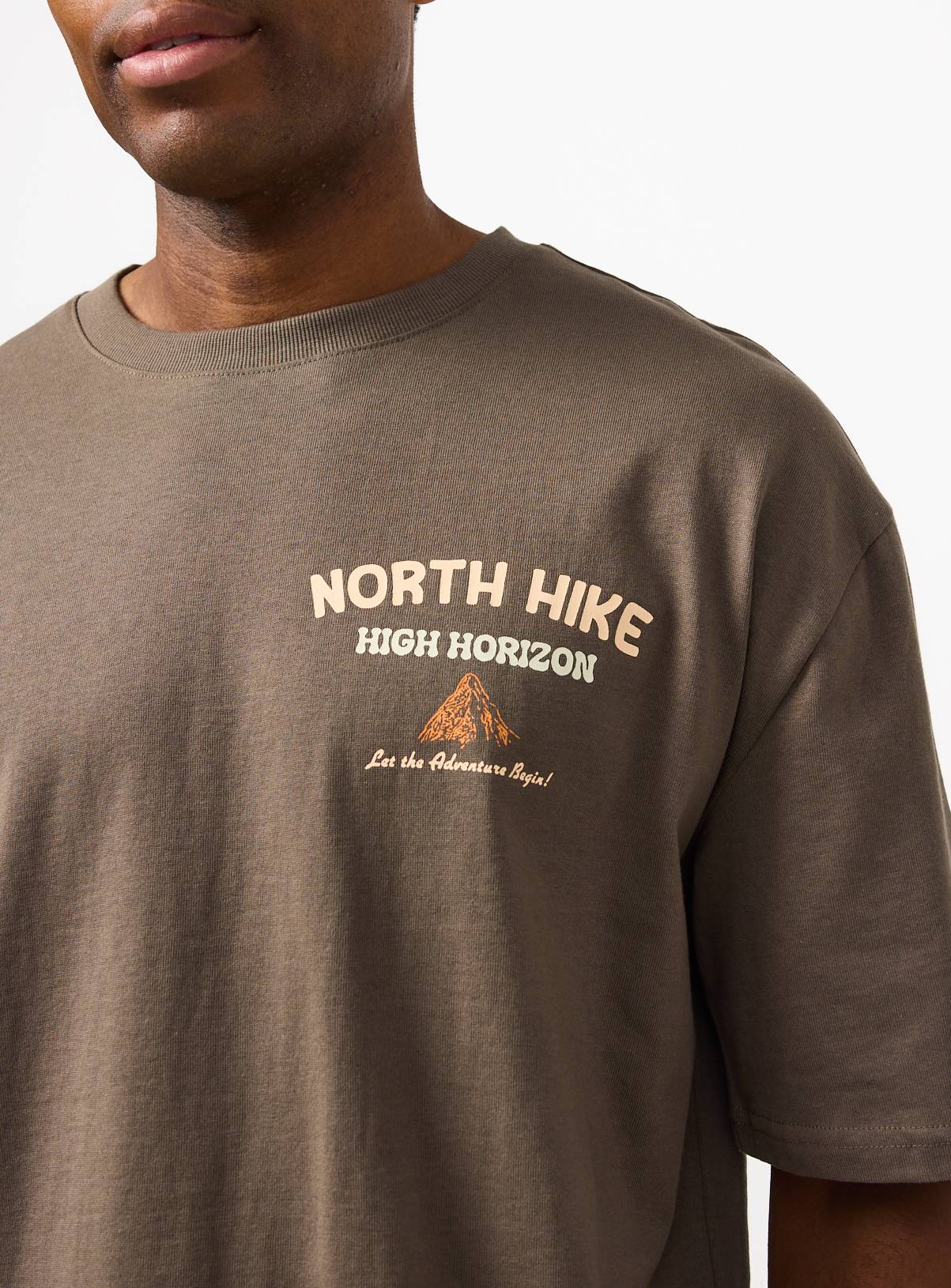 Khaki North Hike T-Shirt XXL - Image 2