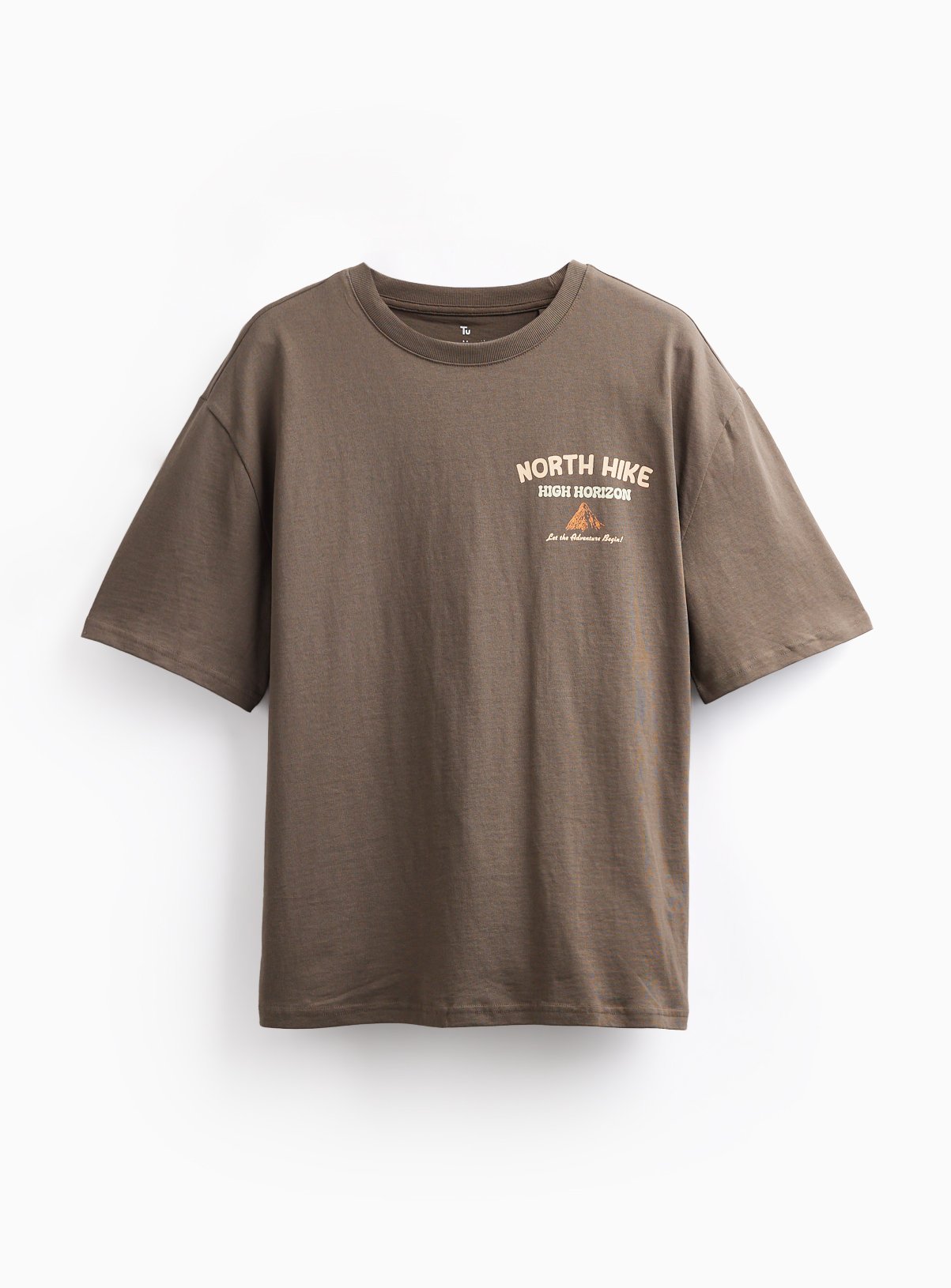 Khaki North Hike T-Shirt XXL - Image 3 thumbnail