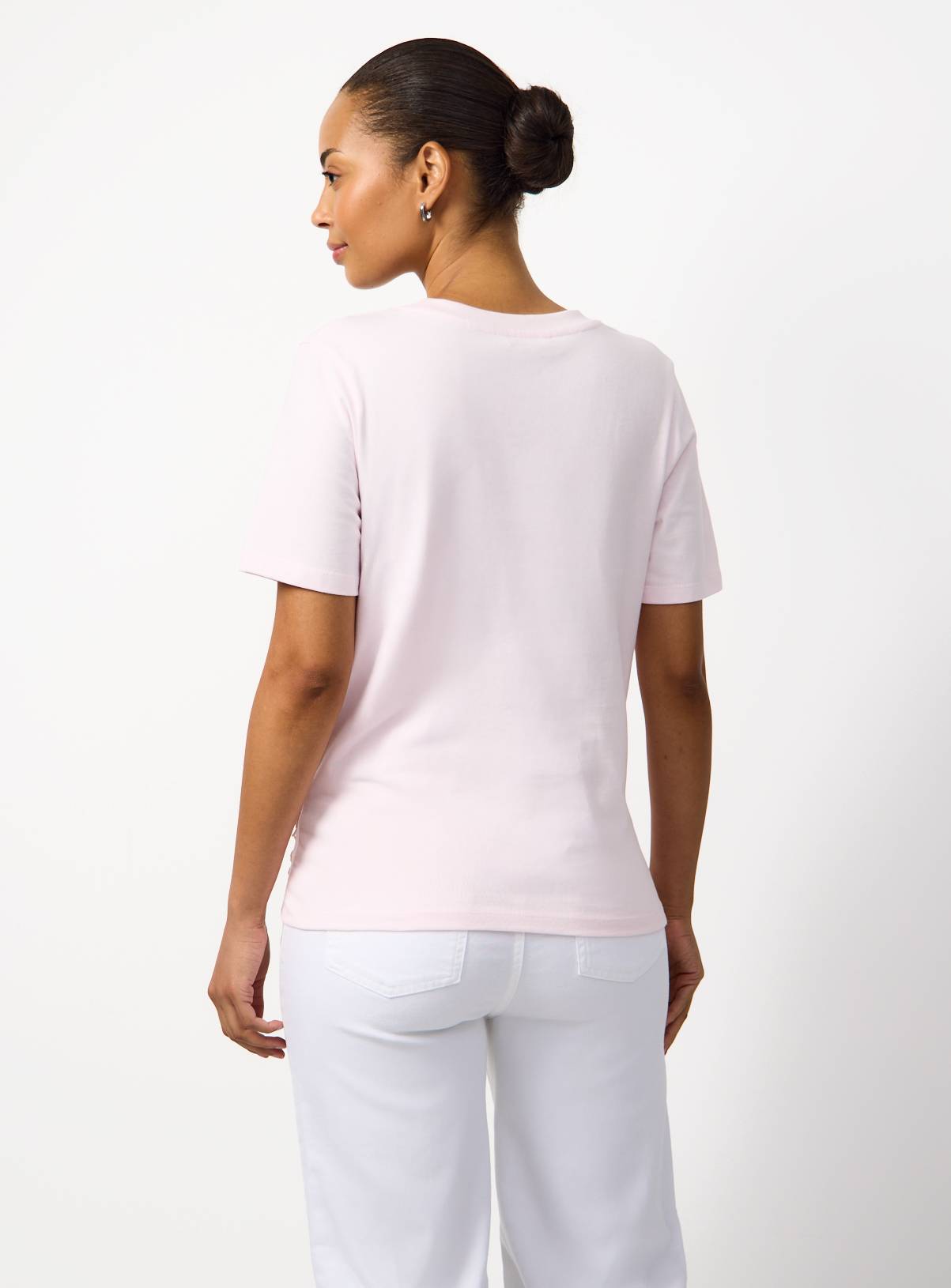 Light Pink Lace Panel T-Shirt 26 - Image 4