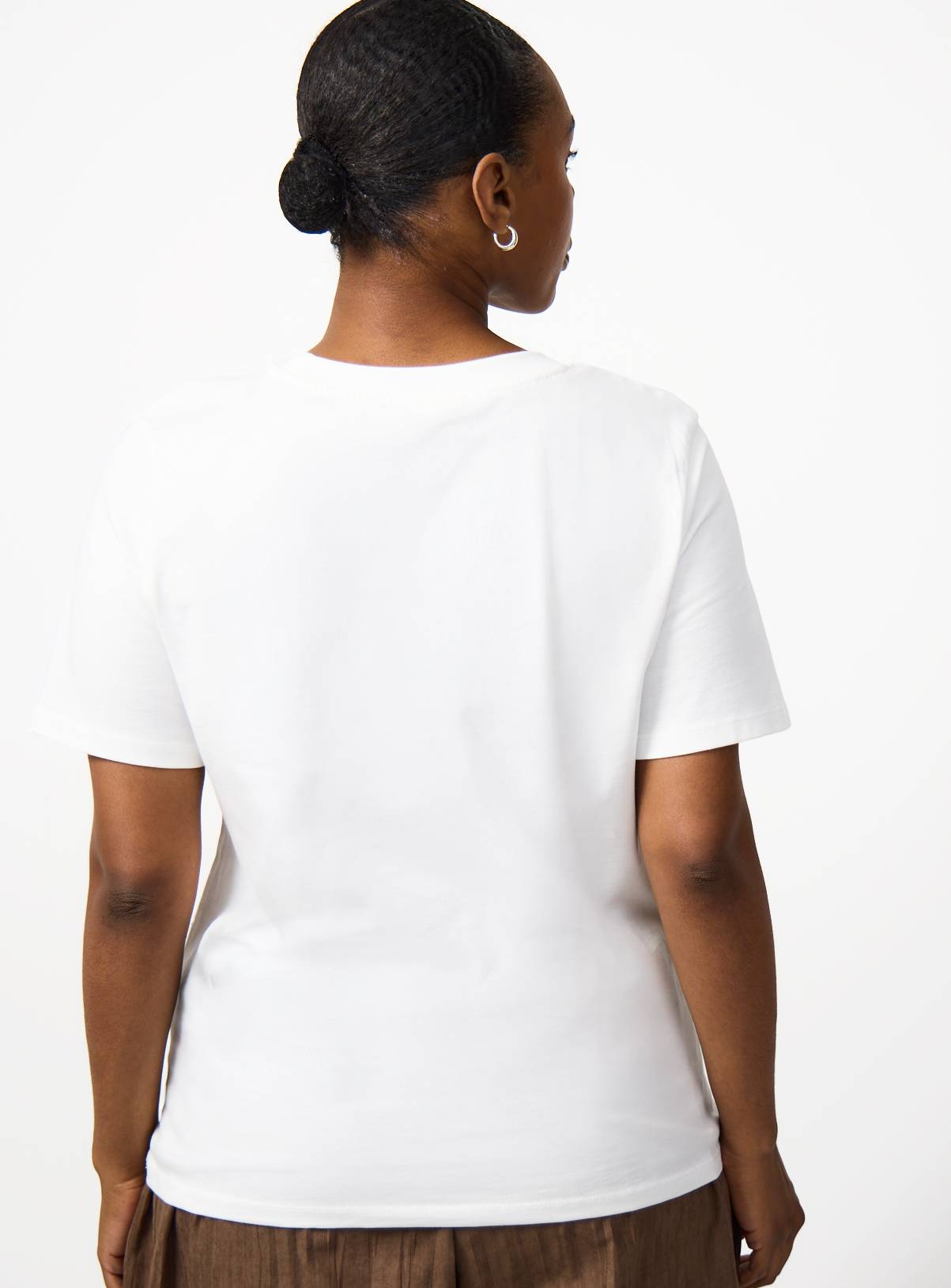 White Lace Panel T-Shirt 16 - Image 4
