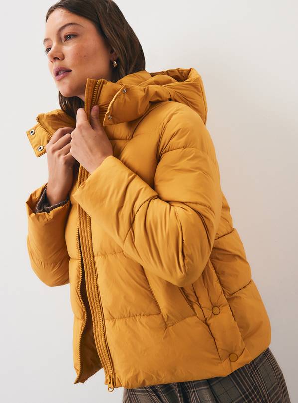 Yellow Side Popper Padded Jacket XL