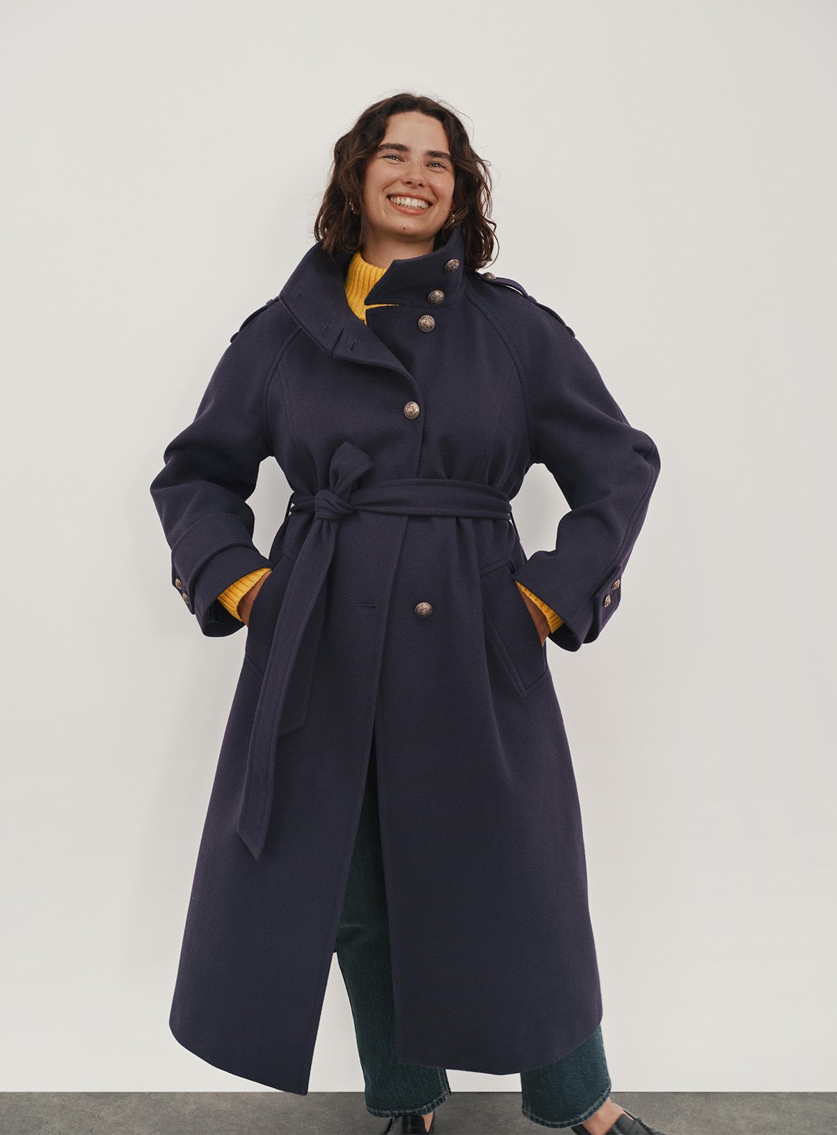 Long Military Coat 22 - Image 1 thumbnail