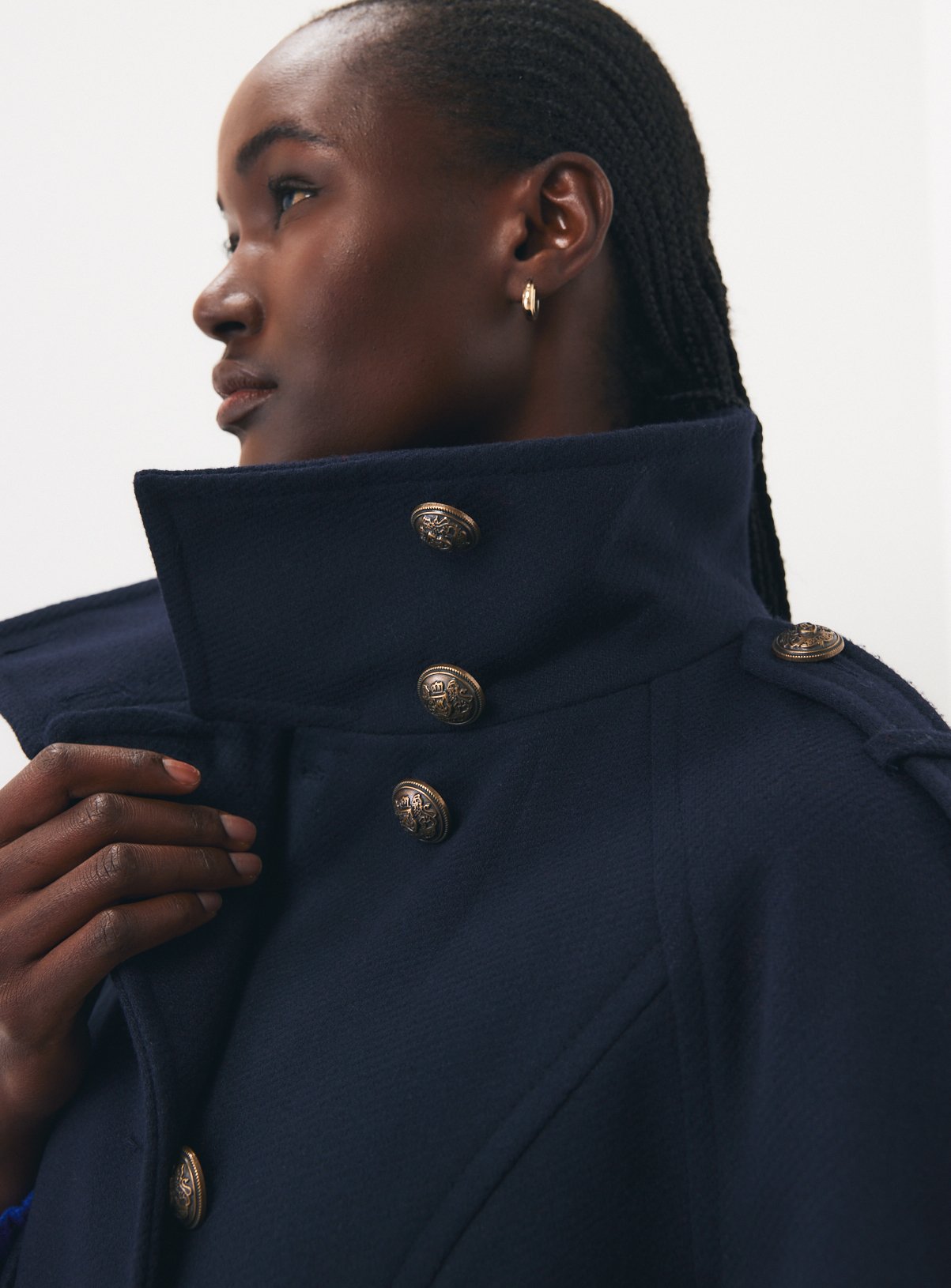 Long Military Coat 22 - Image 2 thumbnail