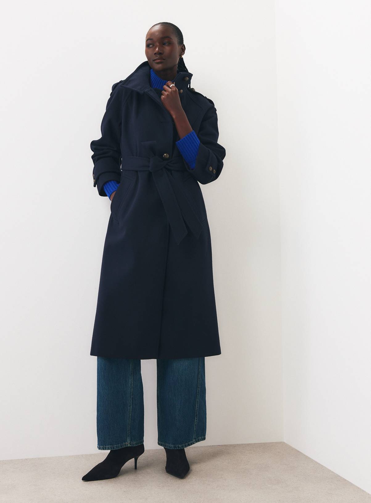 Long Military Coat 22 - Image 4
