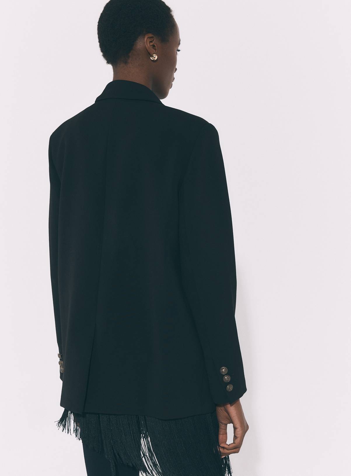 Fitted Military Jacket 24 - Image 5