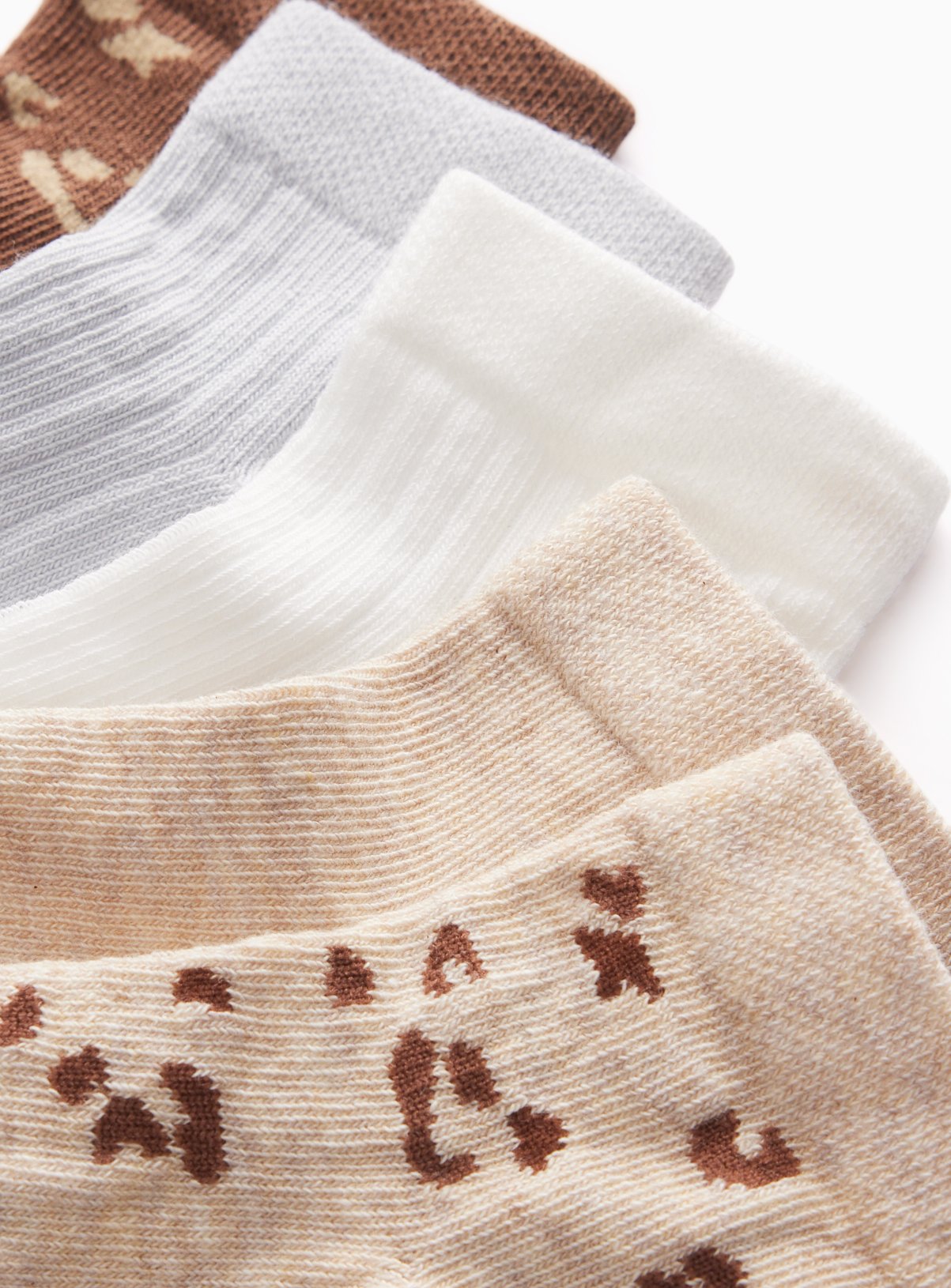 Leopard & Stripe Socks 5-Pack 12-24 months - Image 2 thumbnail