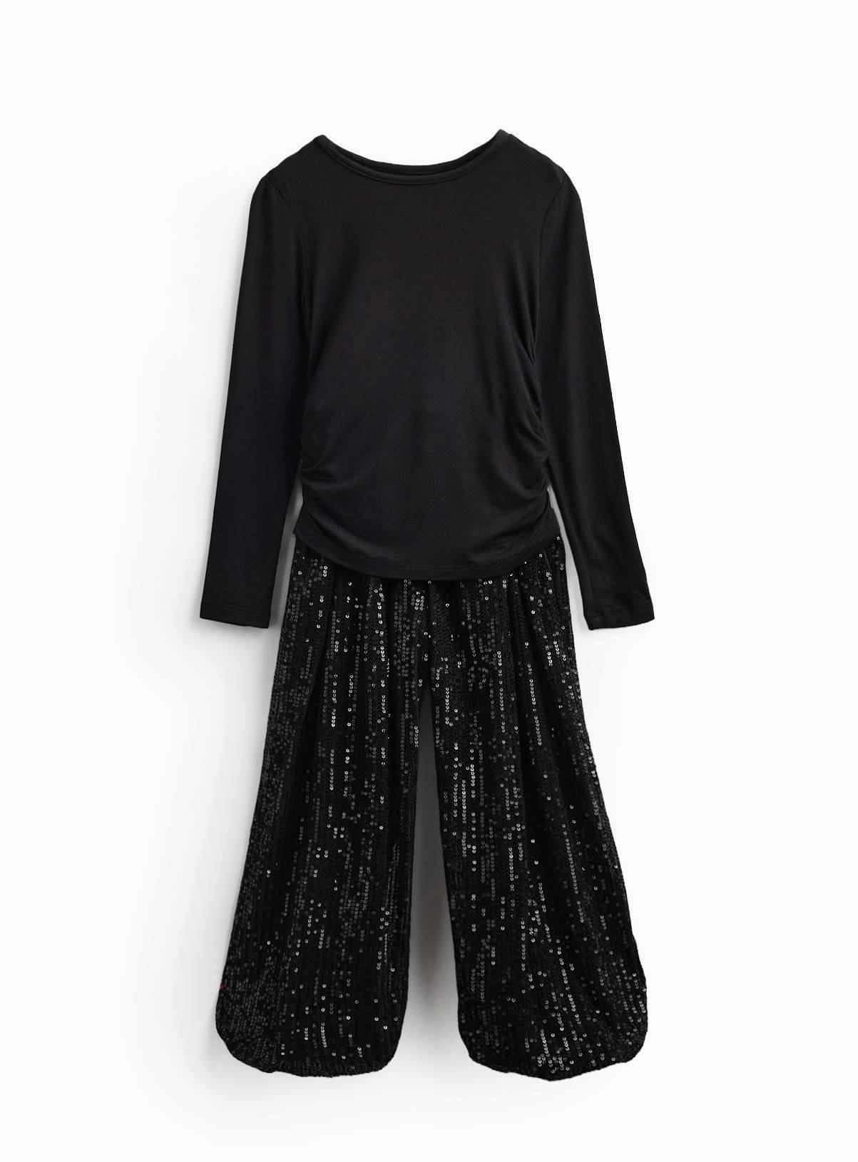 Balloon Sequin Trousers & Top Set 6 years - Image 1