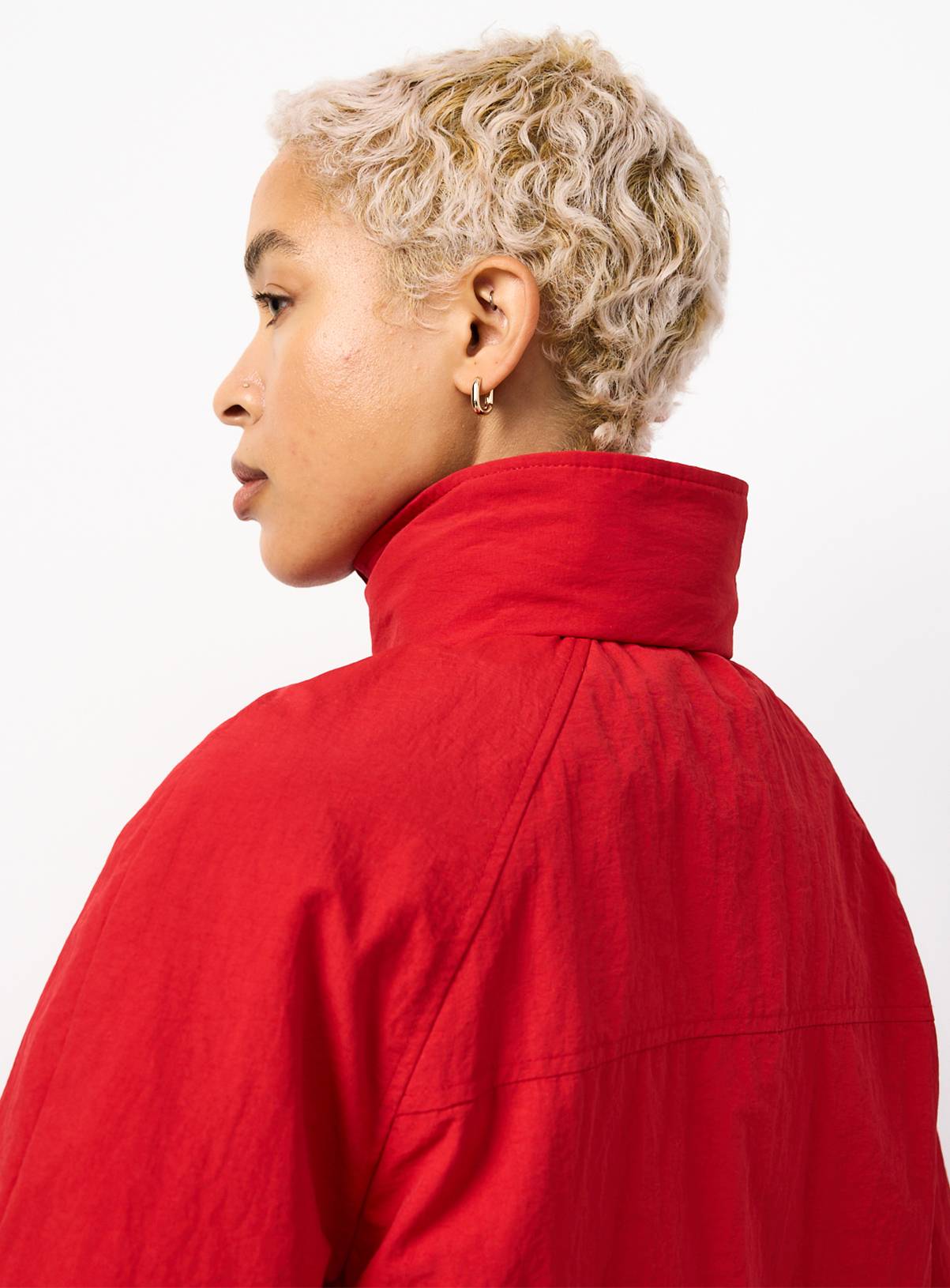 Red Shower Resistant Windbreaker XS - Image 6