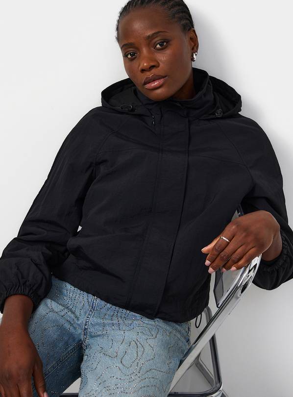 Black Lightweight Windbreaker Jacket S