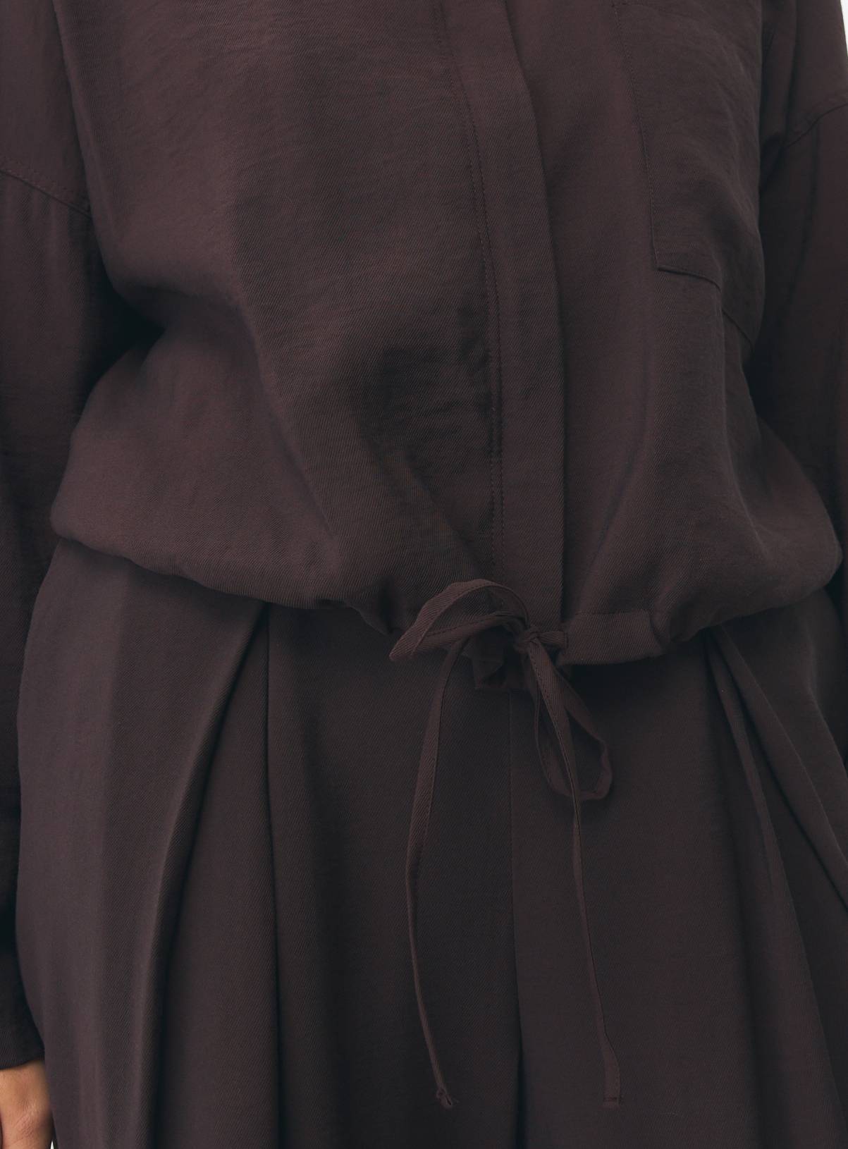 Brown Funnel Neck Shacket 20 - Image 3