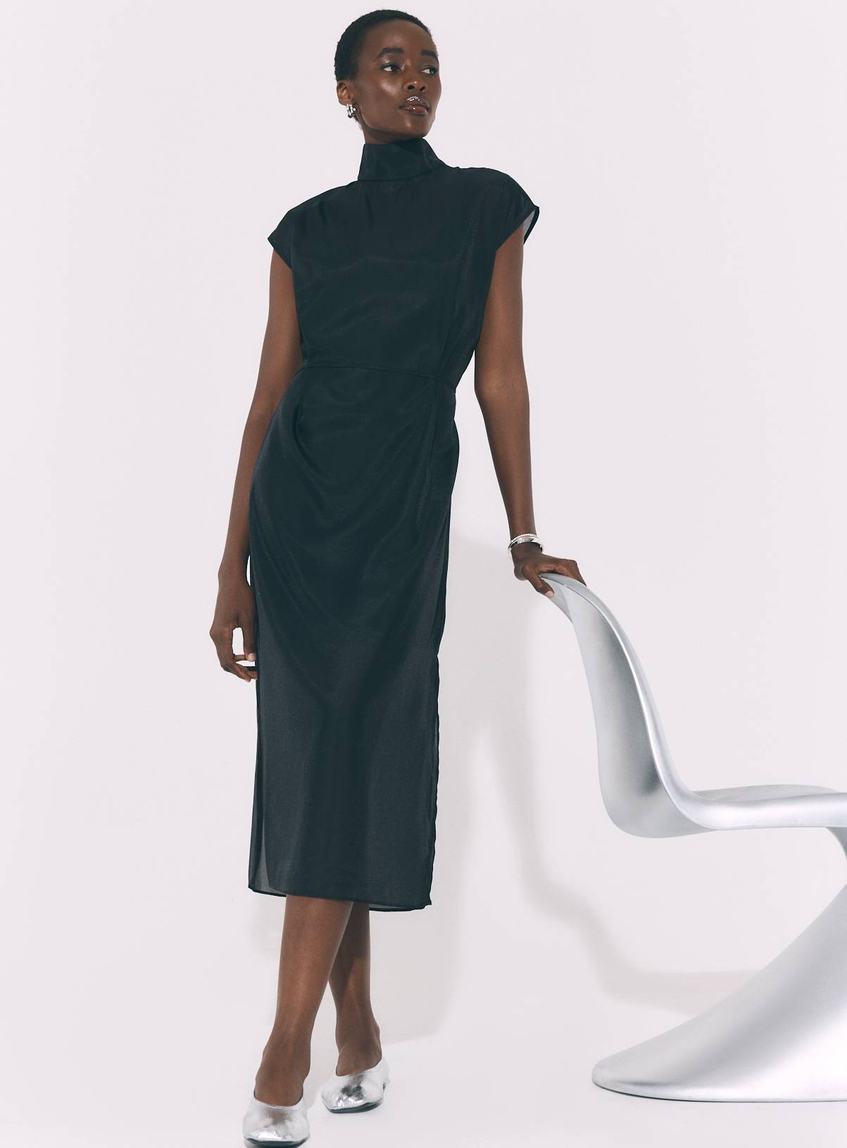 Black Organza Cami Dress 20 - Image 1