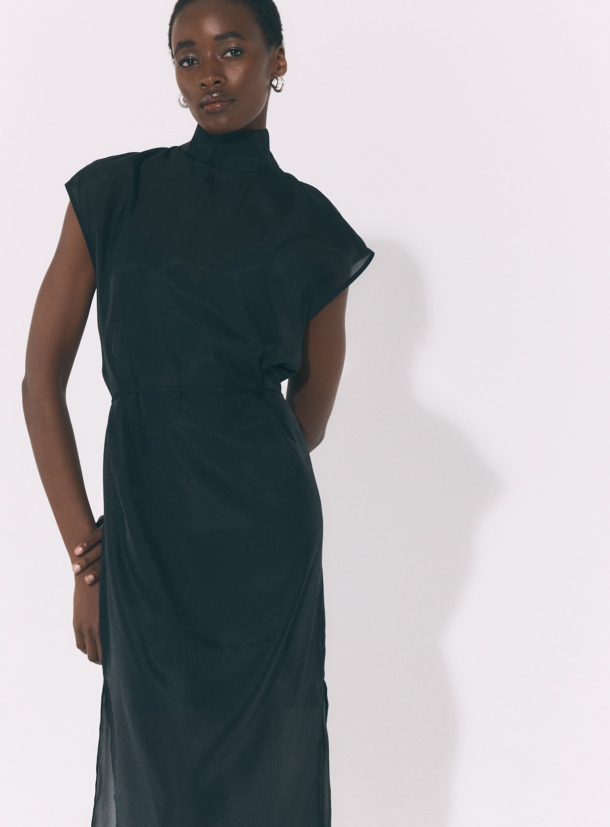 Black Organza Cami Dress 20 - Image 2 thumbnail