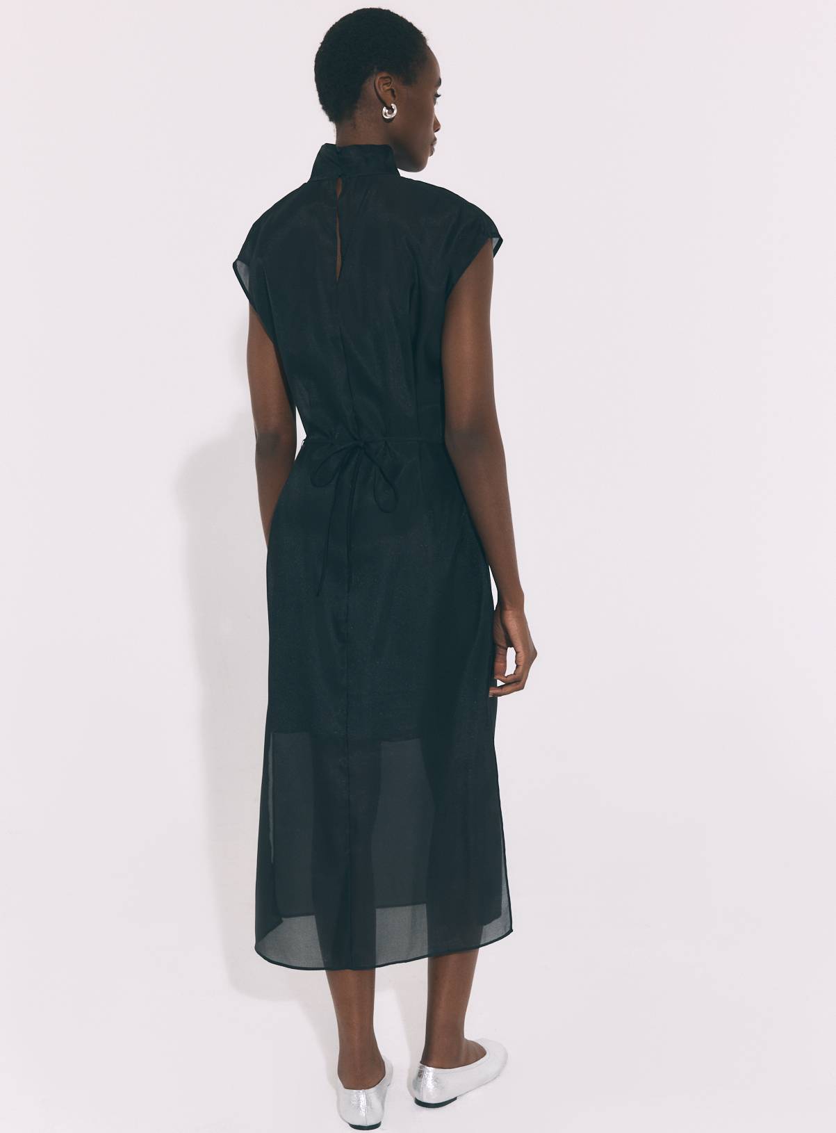 Black Organza Cami Dress 20 - Image 4