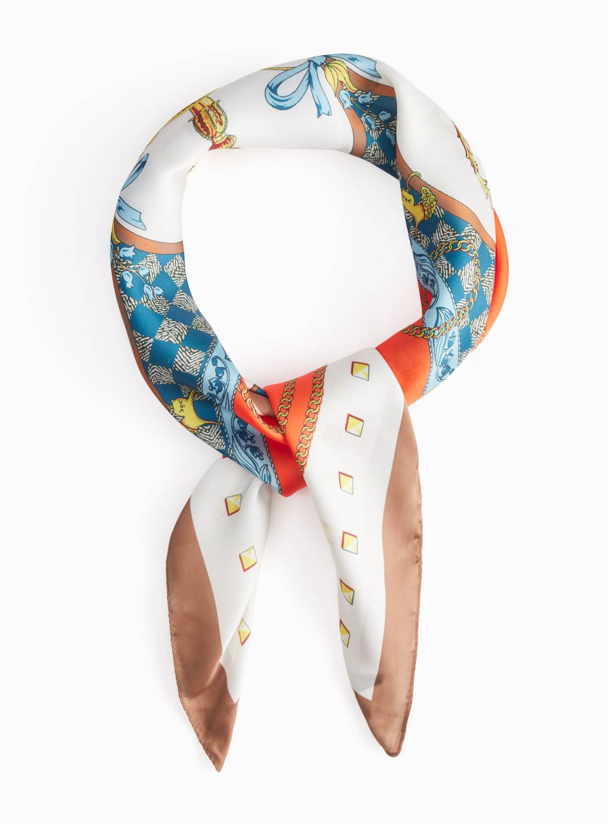 Horsebit Triangle Scarf One Size - Image 1