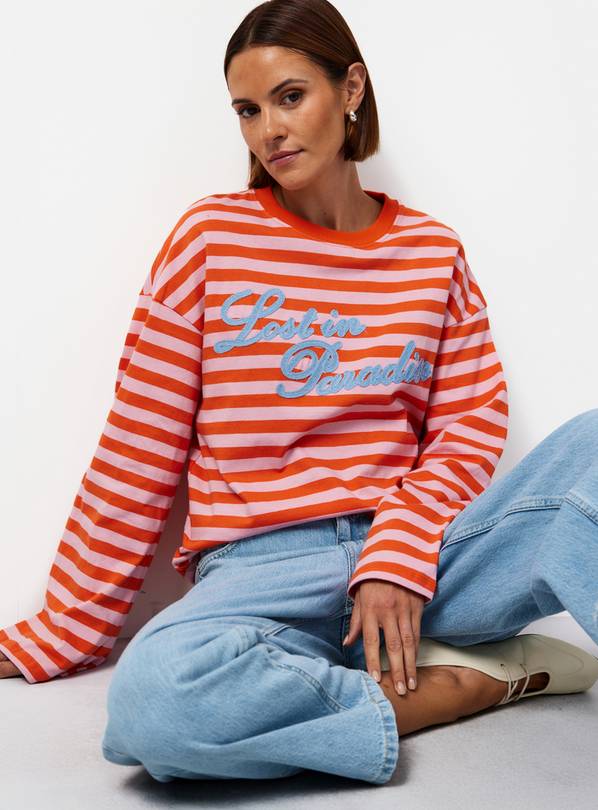 Lost in Paradise Graphic Relaxed Fit Long Sleeve T-Shirt XXL