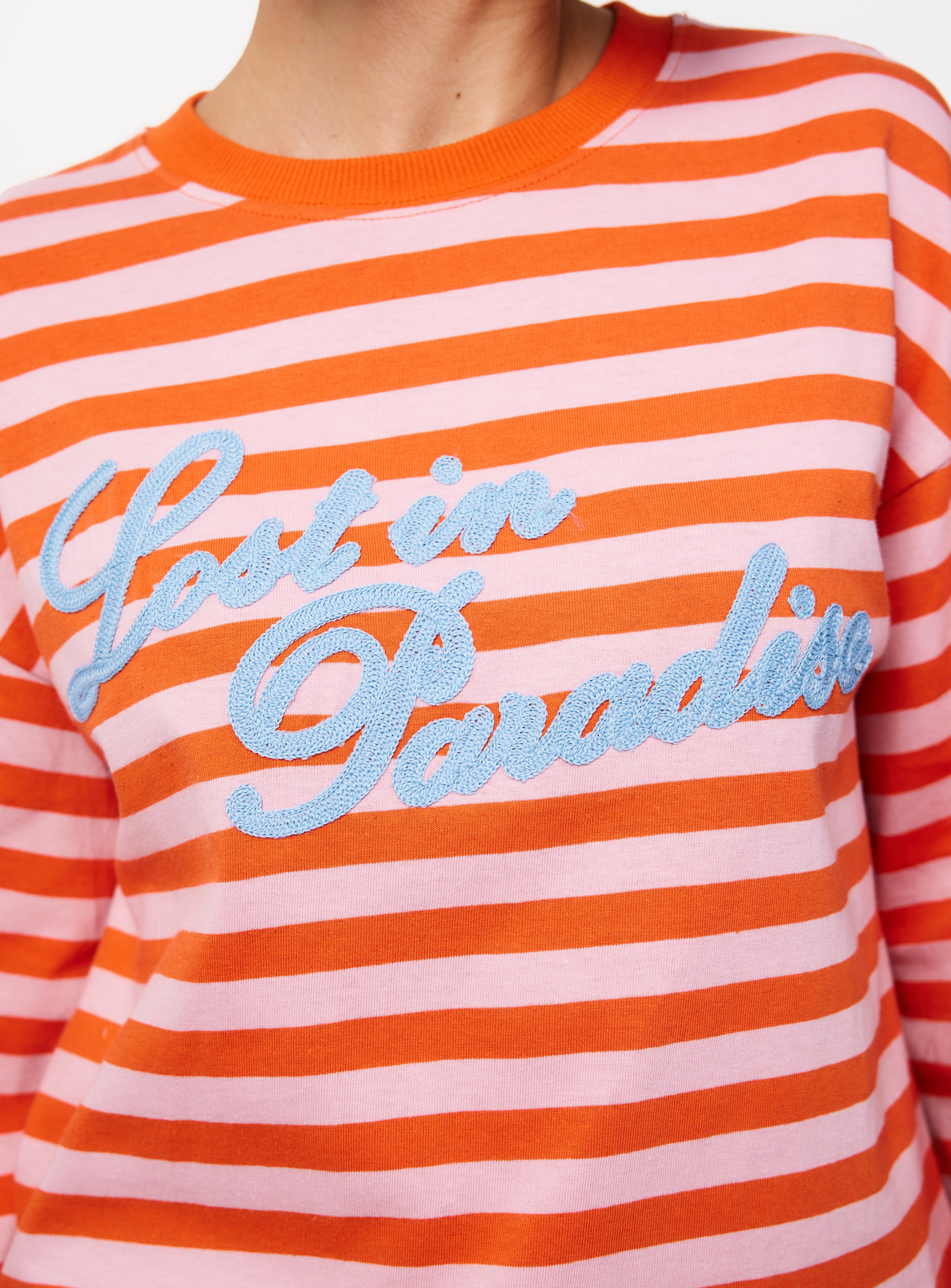 Lost in Paradise Graphic Relaxed Fit Long Sleeve T-Shirt XXL - Image 3 thumbnail