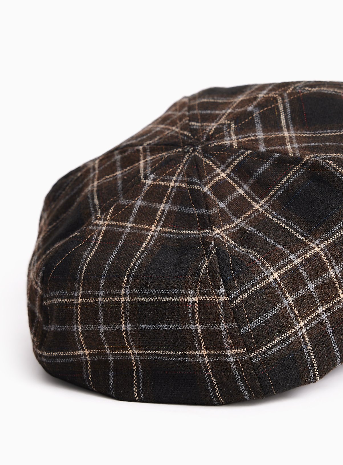 Brown Baker Boy Hat One Size - Image 3 thumbnail