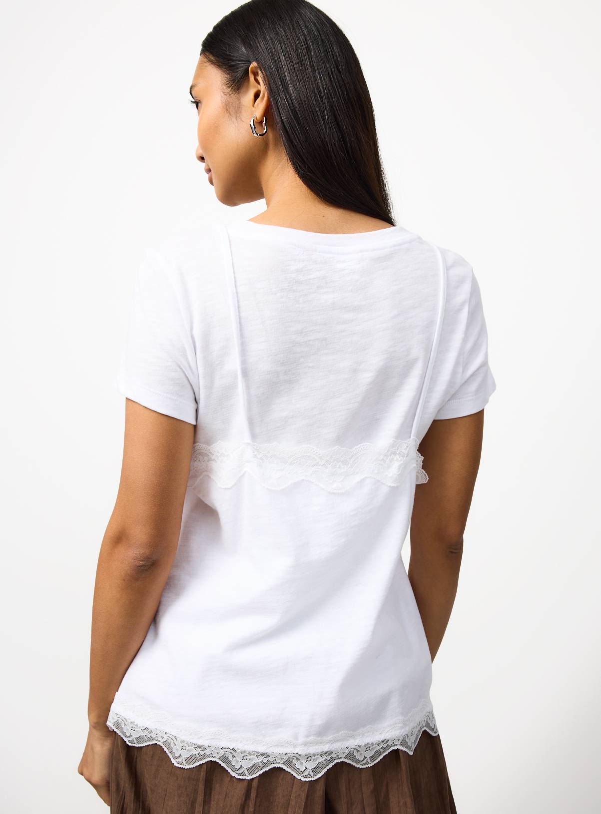 White 2 in 1 Lace Cami Top 16 - Image 4