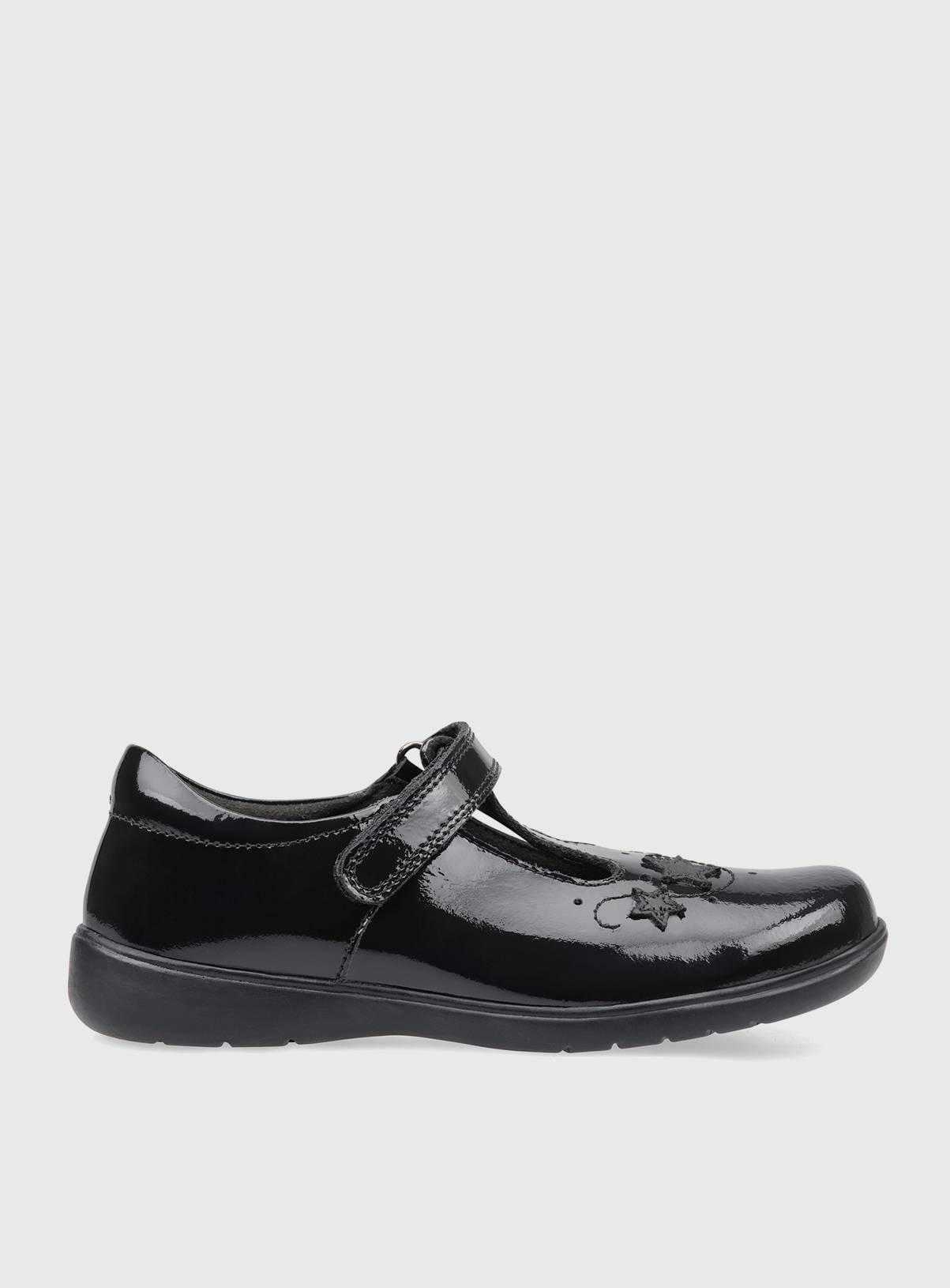 START-RITE Star Jump Patent Leather School Shoes 1.5 - Image 1