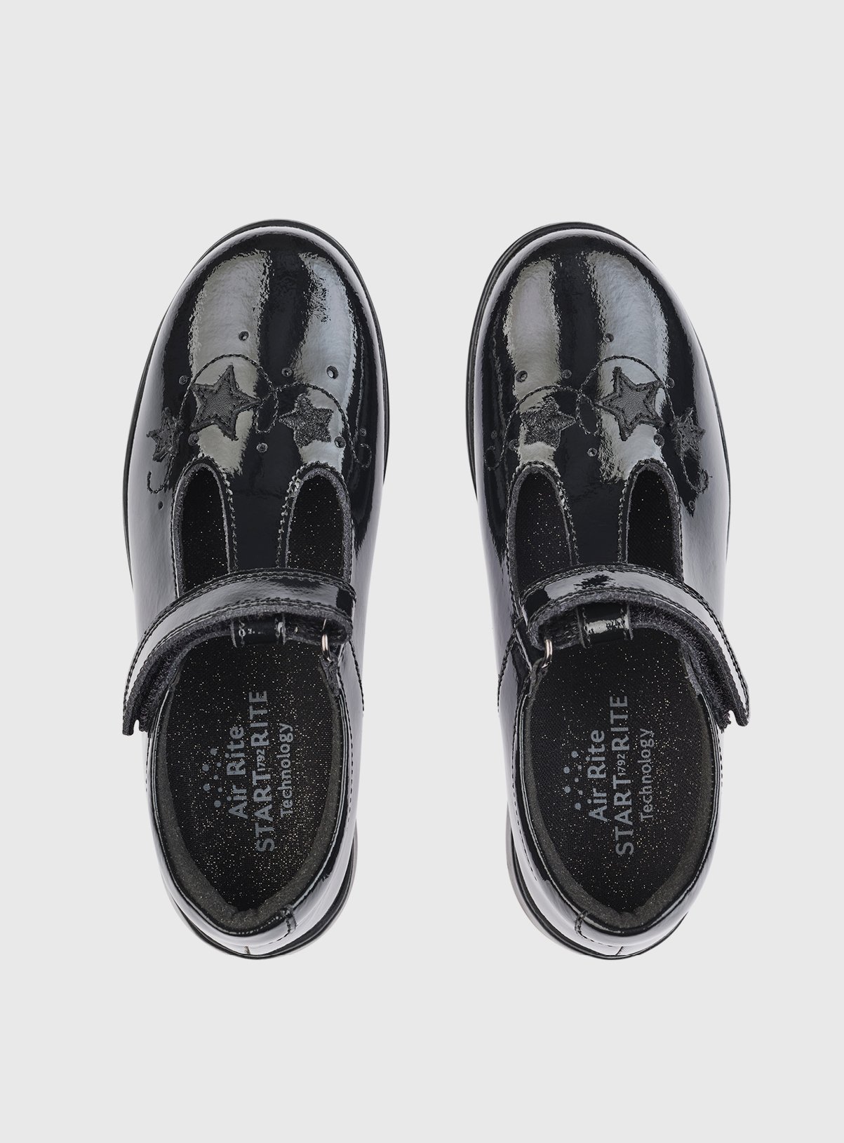 START-RITE Star Jump Patent Leather School Shoes 1.5 - Image 2 thumbnail
