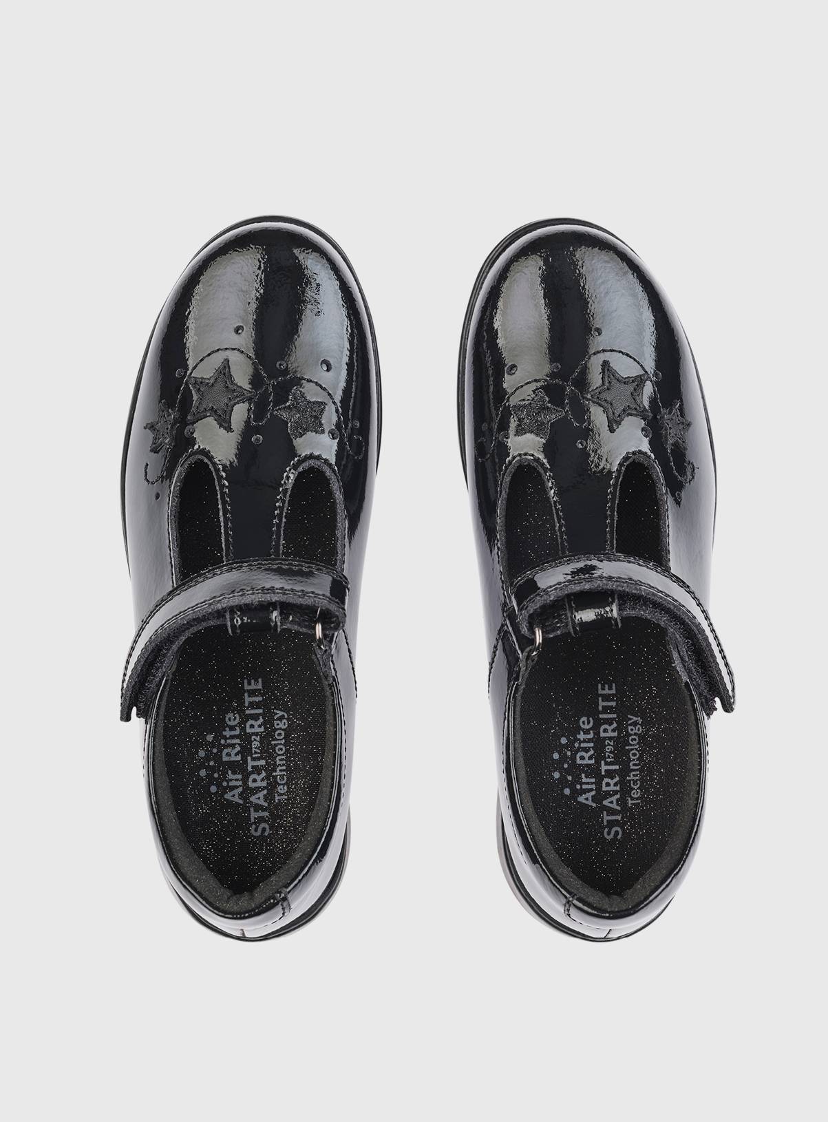 START-RITE Star Jump Patent Leather School Shoes 1.5 - Image 2