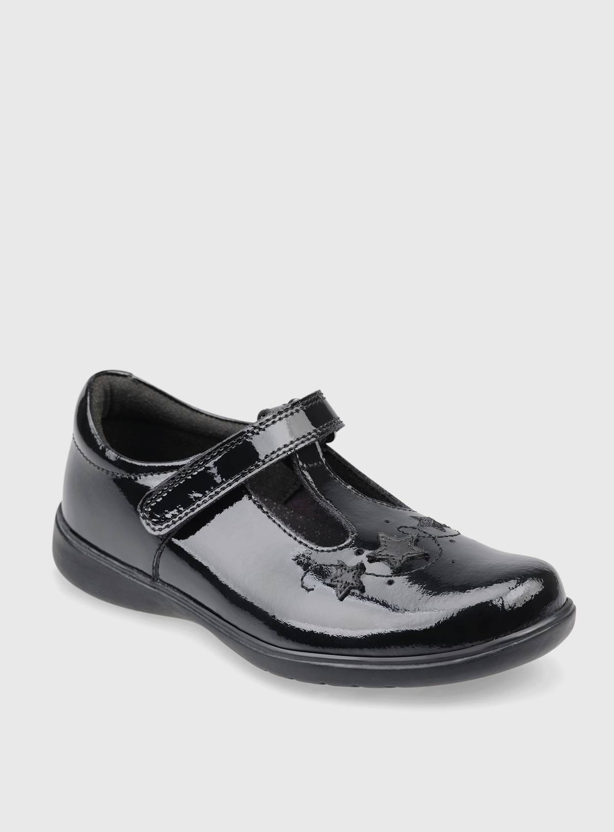 START-RITE Star Jump Patent Leather School Shoes 1.5 - Image 3