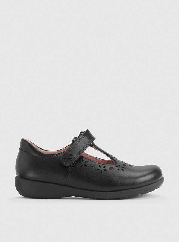 START-RITE Charlotte Black Leather School Shoes 13.5 Infant