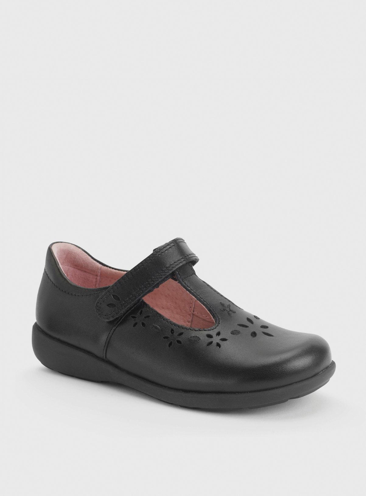 START-RITE Charlotte Black Leather School Shoes 9.5 Infant - Image 3 thumbnail