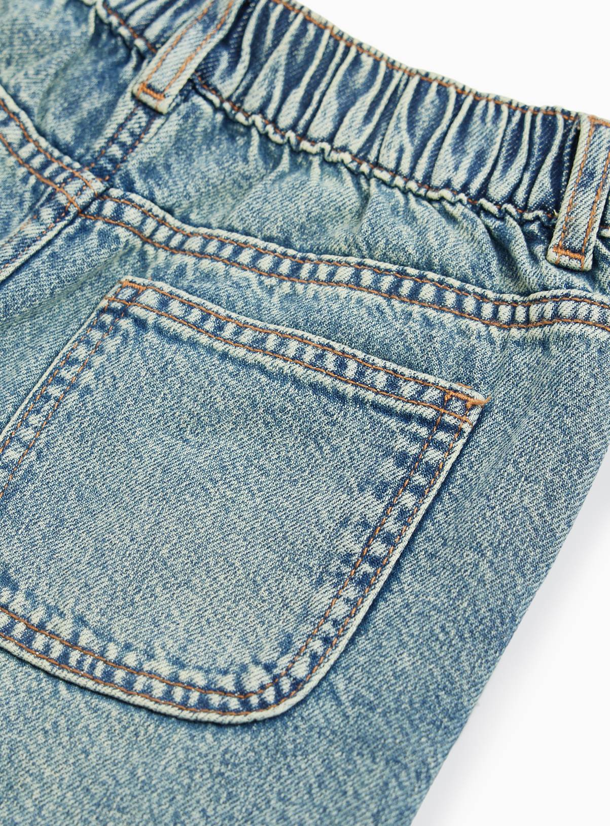 Green Tint Wide Leg Jeans 6 years - Image 2
