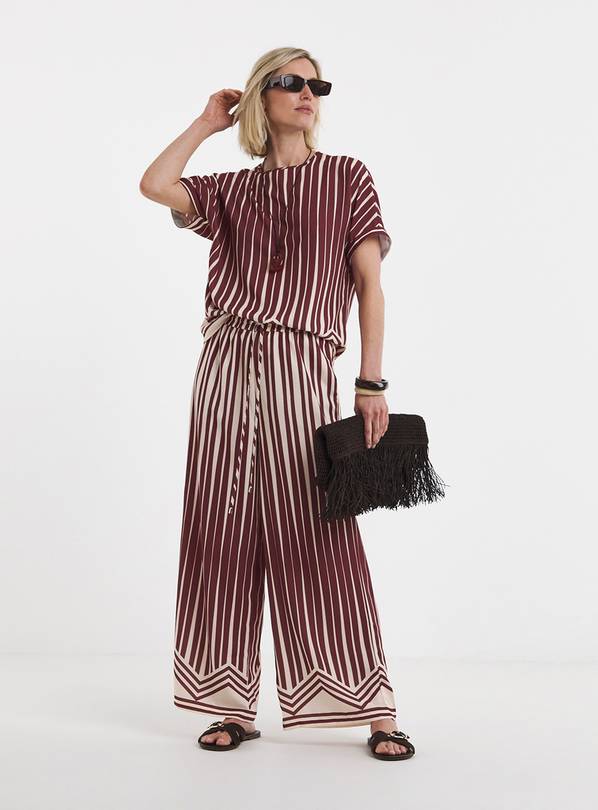 JD WILLIAMS Printed Wide Leg Trouser 26