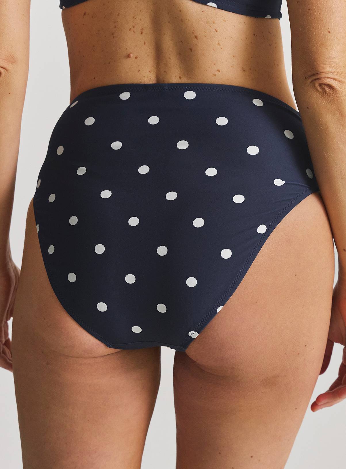 SIMPLY BE Tummy Control Polka Dot Bikini Briefs 2 Pack 18 - Image 2