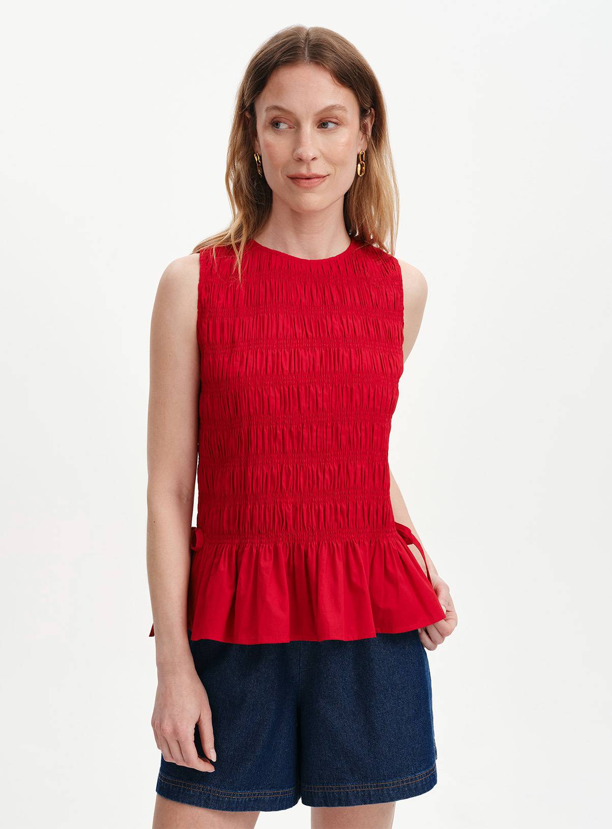 FINERY Malani Top Red 18 - Image 1