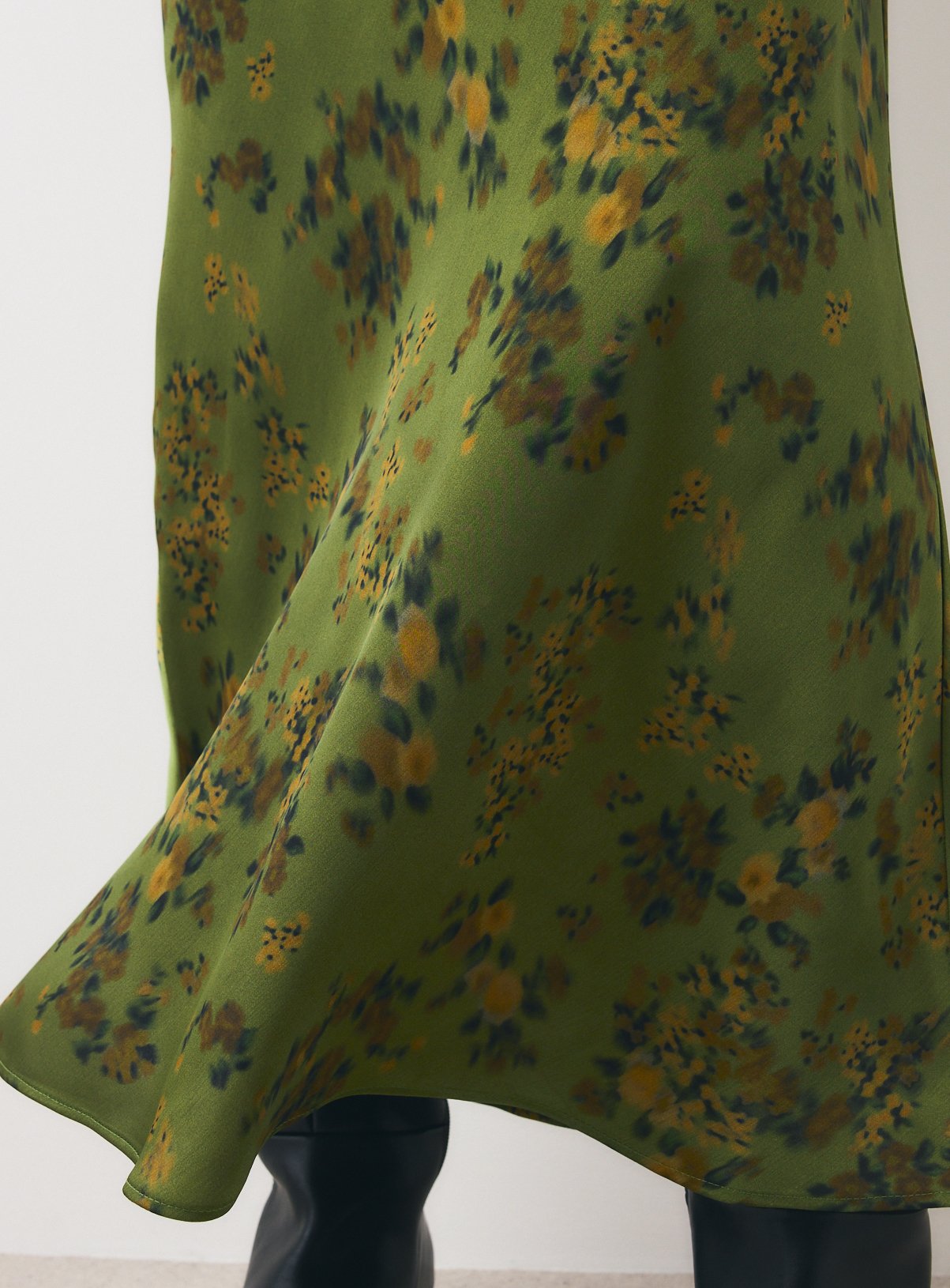 Paleo Green Floral Slip Skirt 20 - Image 3 thumbnail
