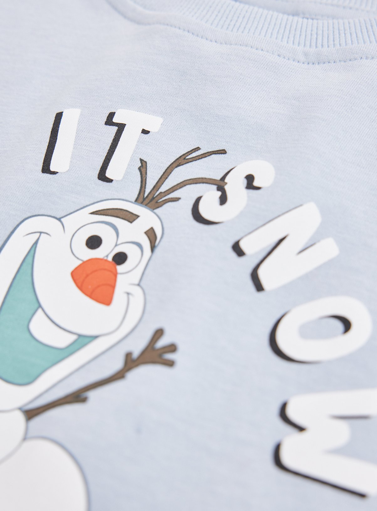 Disney Frozen Snowman Christmas T-Shirt 7-8 years - Image 2 thumbnail