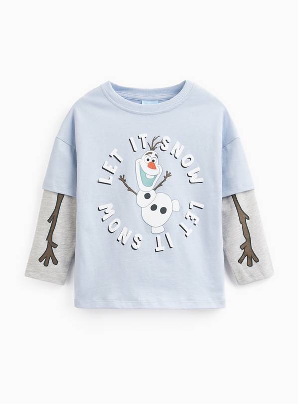 Disney Frozen Snowman Christmas T-Shirt 2-3 years