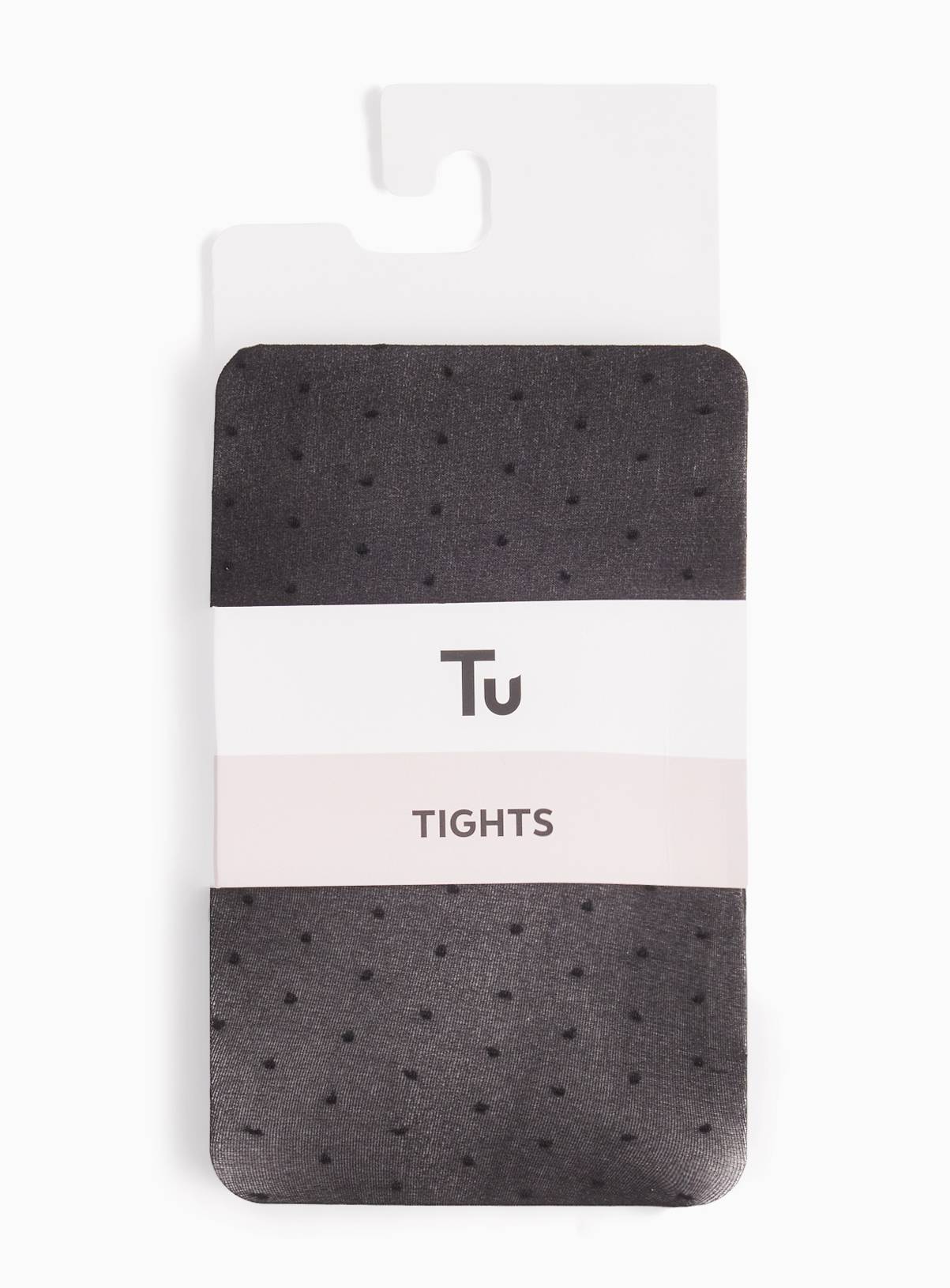 Black Microspot Tights S - Image 1
