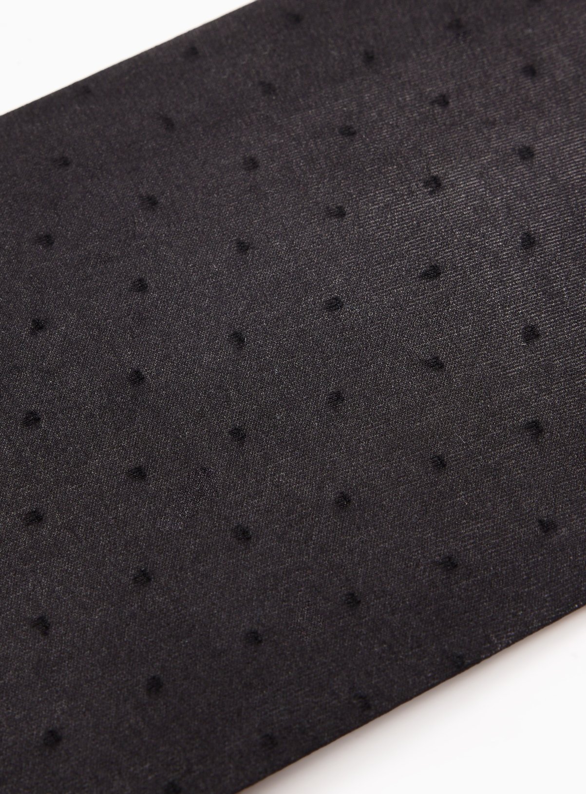 Black Microspot Tights S - Image 2 thumbnail