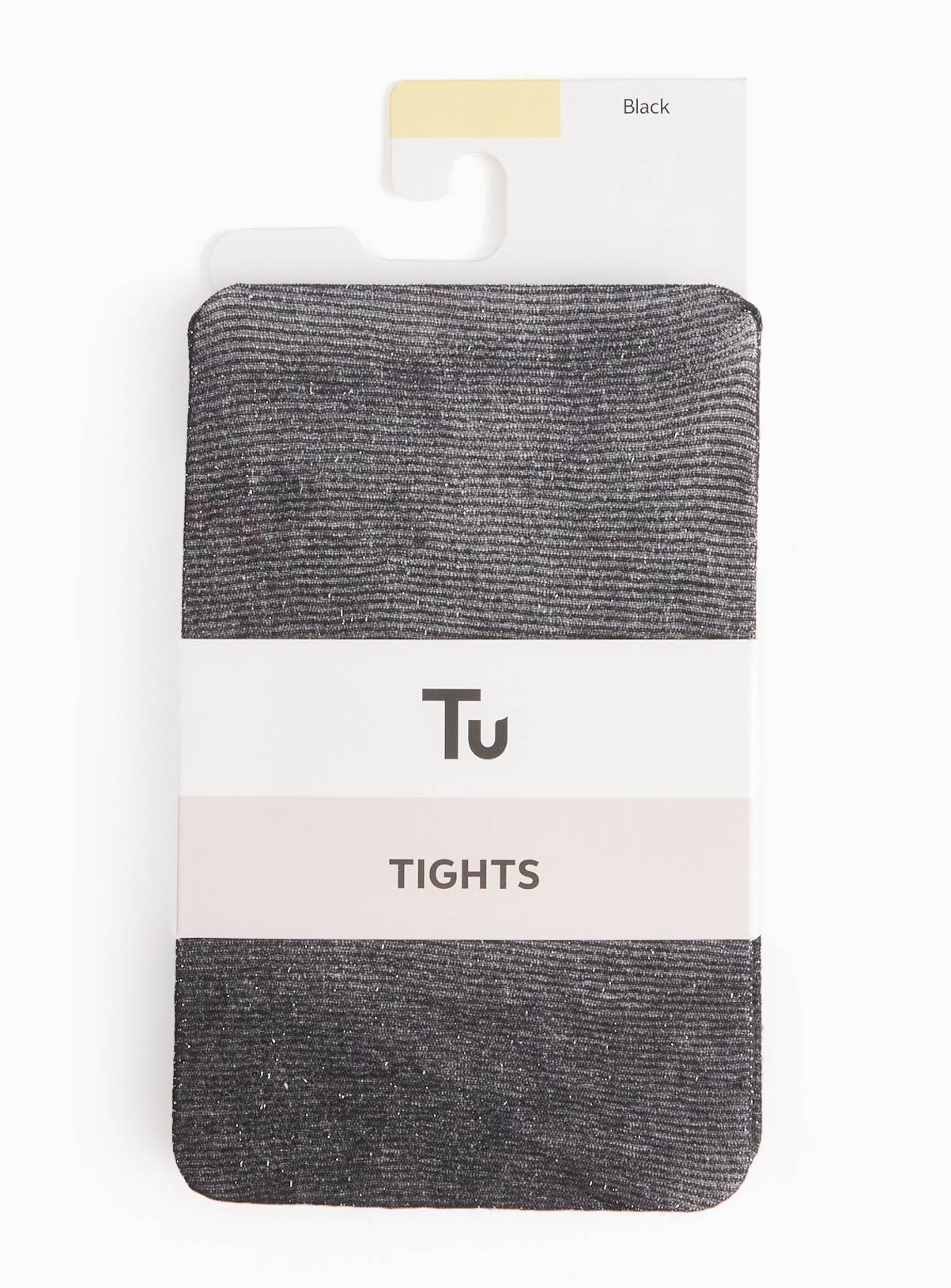 Black Glitter 30 Denier Opaque Tights M - Image 1