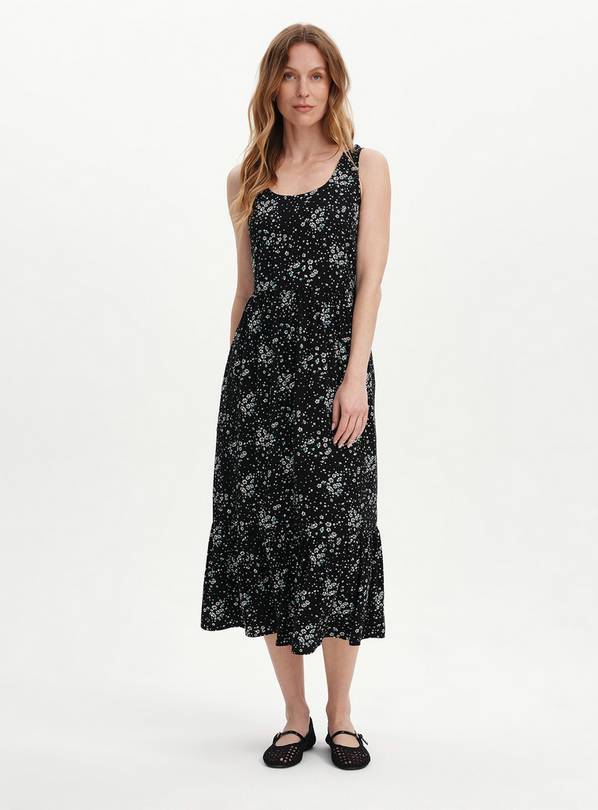 FINERY Persie Dress Black Ditsy 20