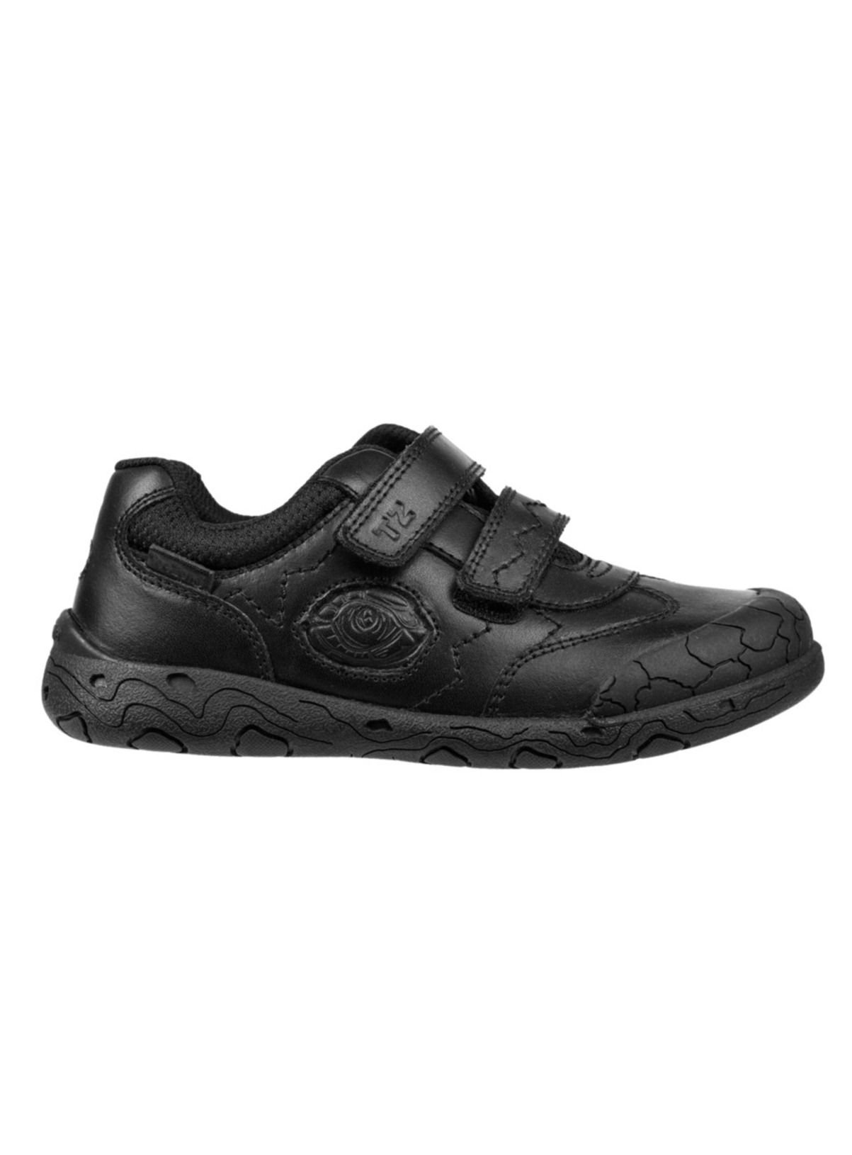 TOEZONE Ricky Boys Rubber Rip Tape Black Dinosaur School Shoes 9 Infant - Image 5 thumbnail