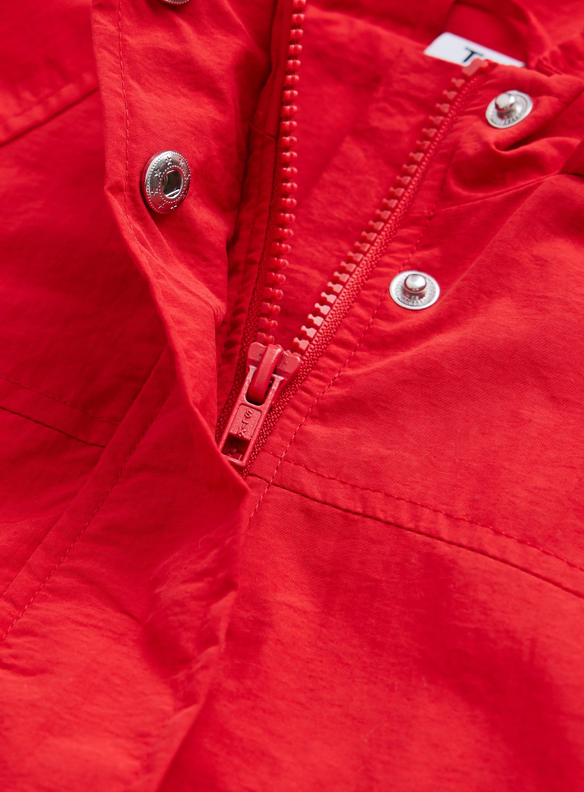 Red Hooded Windbreaker Jacket 9-10 years - Image 2 thumbnail