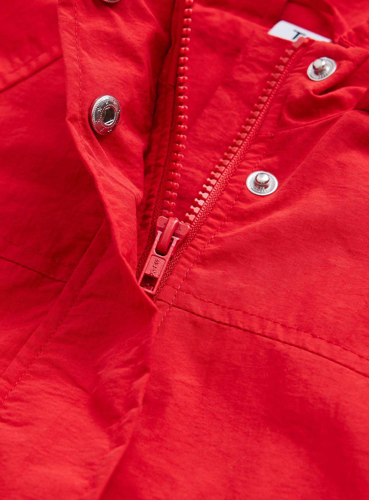 Red Hooded Windbreaker Jacket 9-10 years - Image 2
