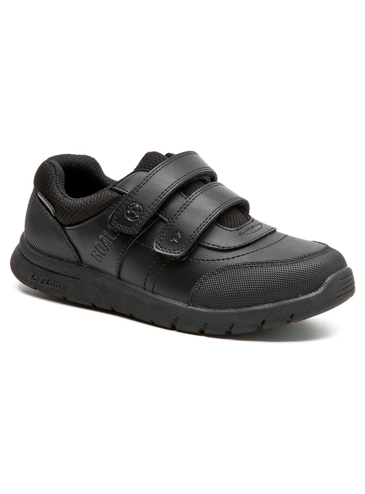 TOEZONE Strike Boys Black Rip Tape Football School Shoes 10 Infant - Image 2 thumbnail